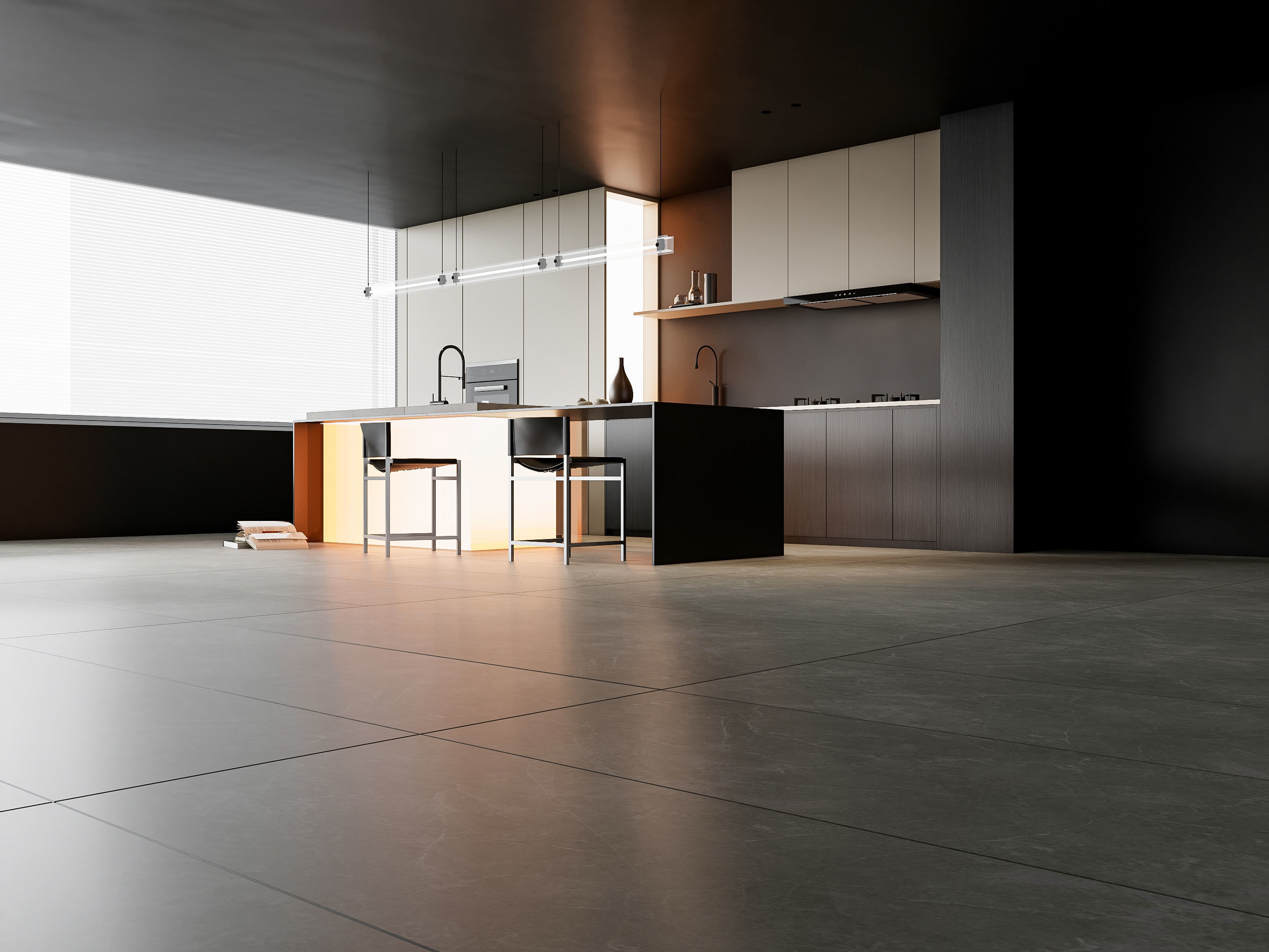 Kitchen Modern interior 83 3D model_14