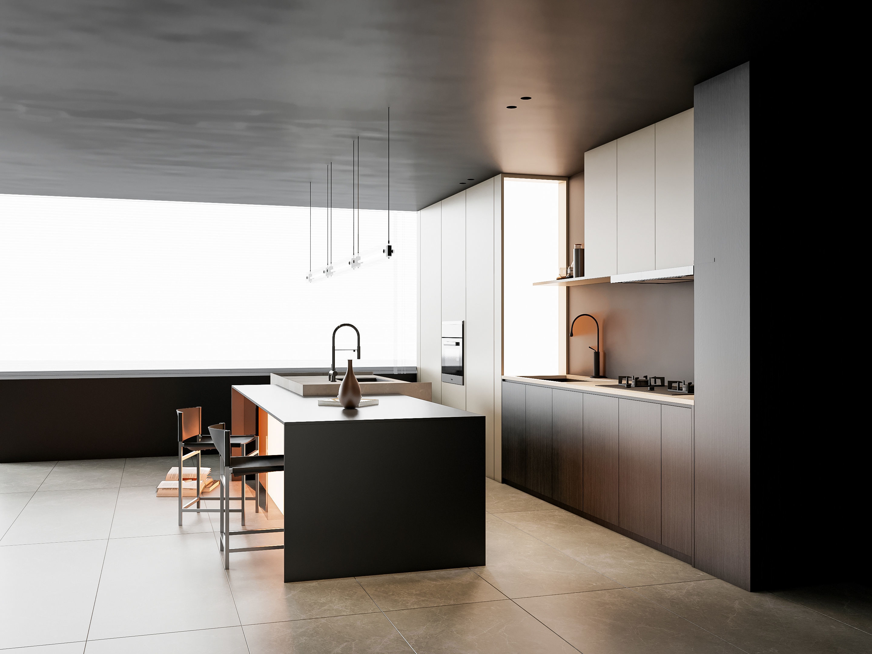 Kitchen Modern interior 83 3D model_12
