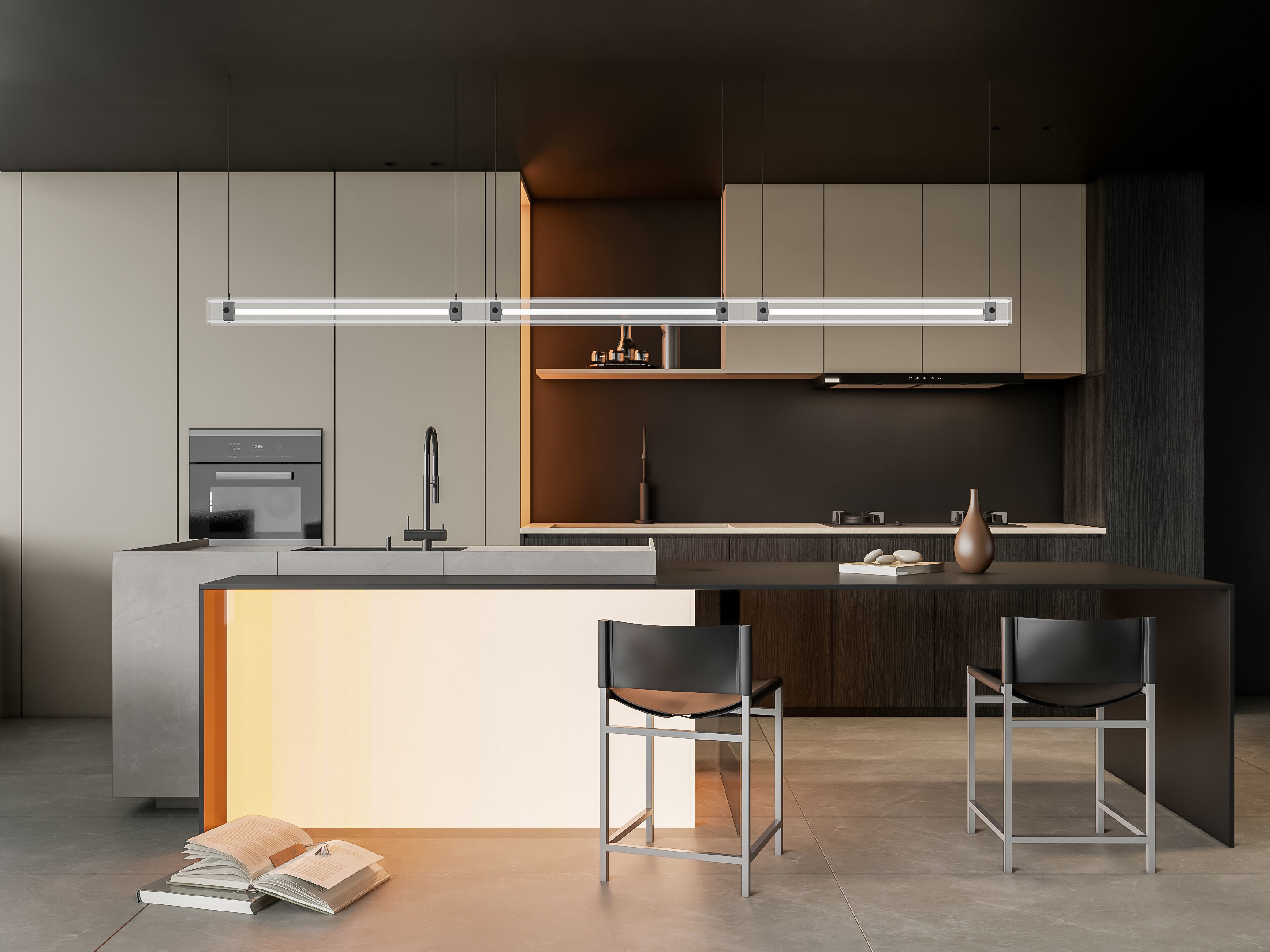 Kitchen Modern interior 83 3D model_16