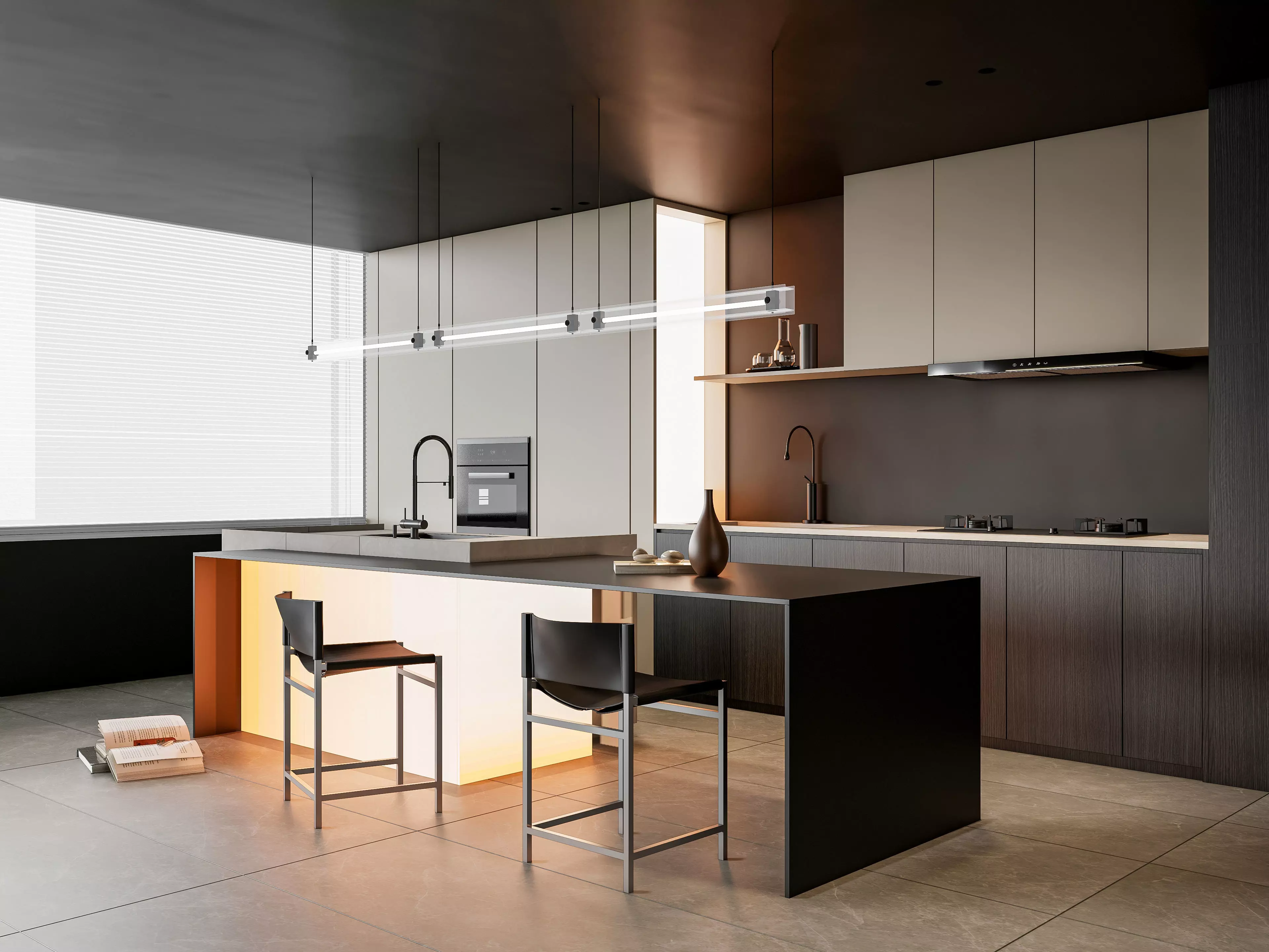 Kitchen Modern interior 83 3D model_0