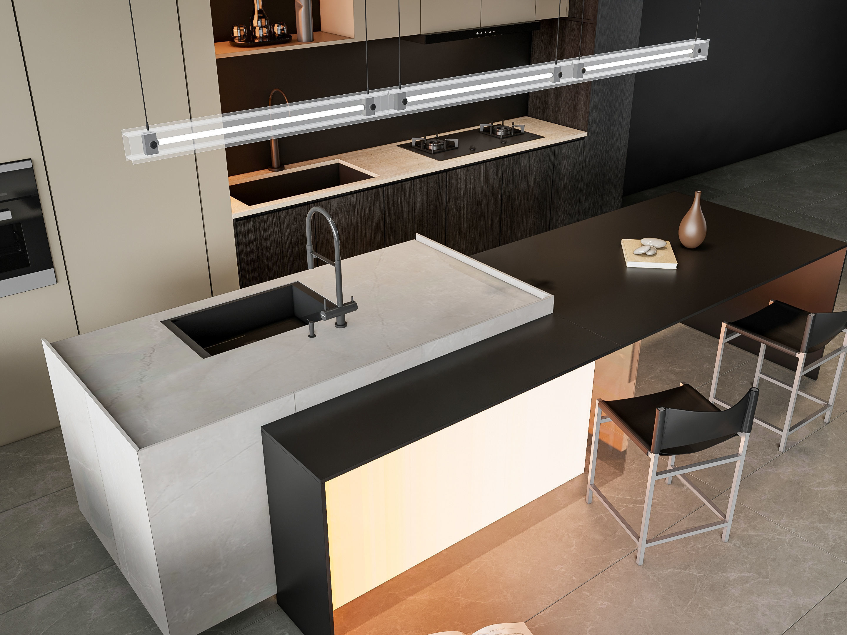 Kitchen Modern interior 83 3D model_7