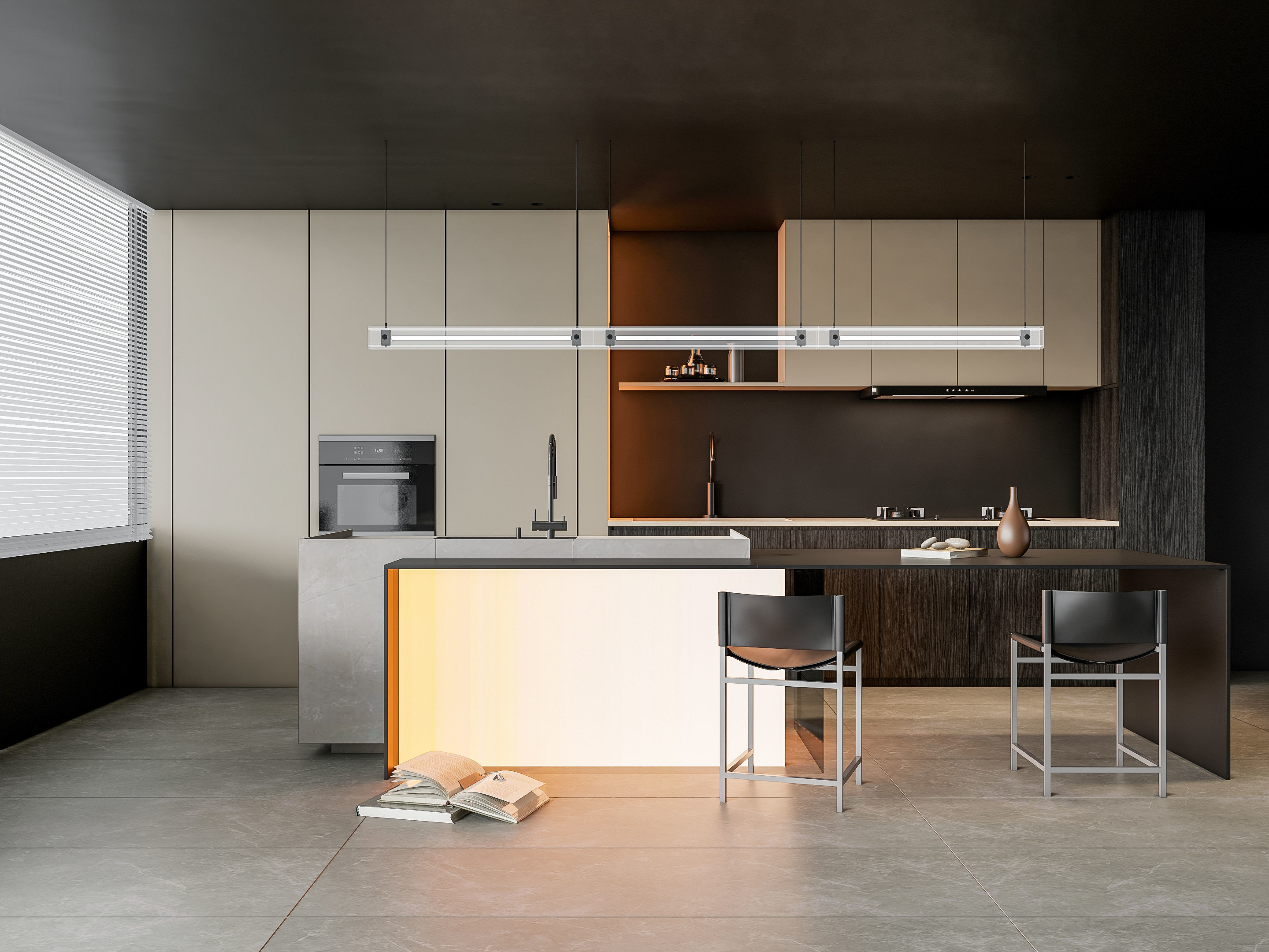 Kitchen Modern interior 83 3D model_1