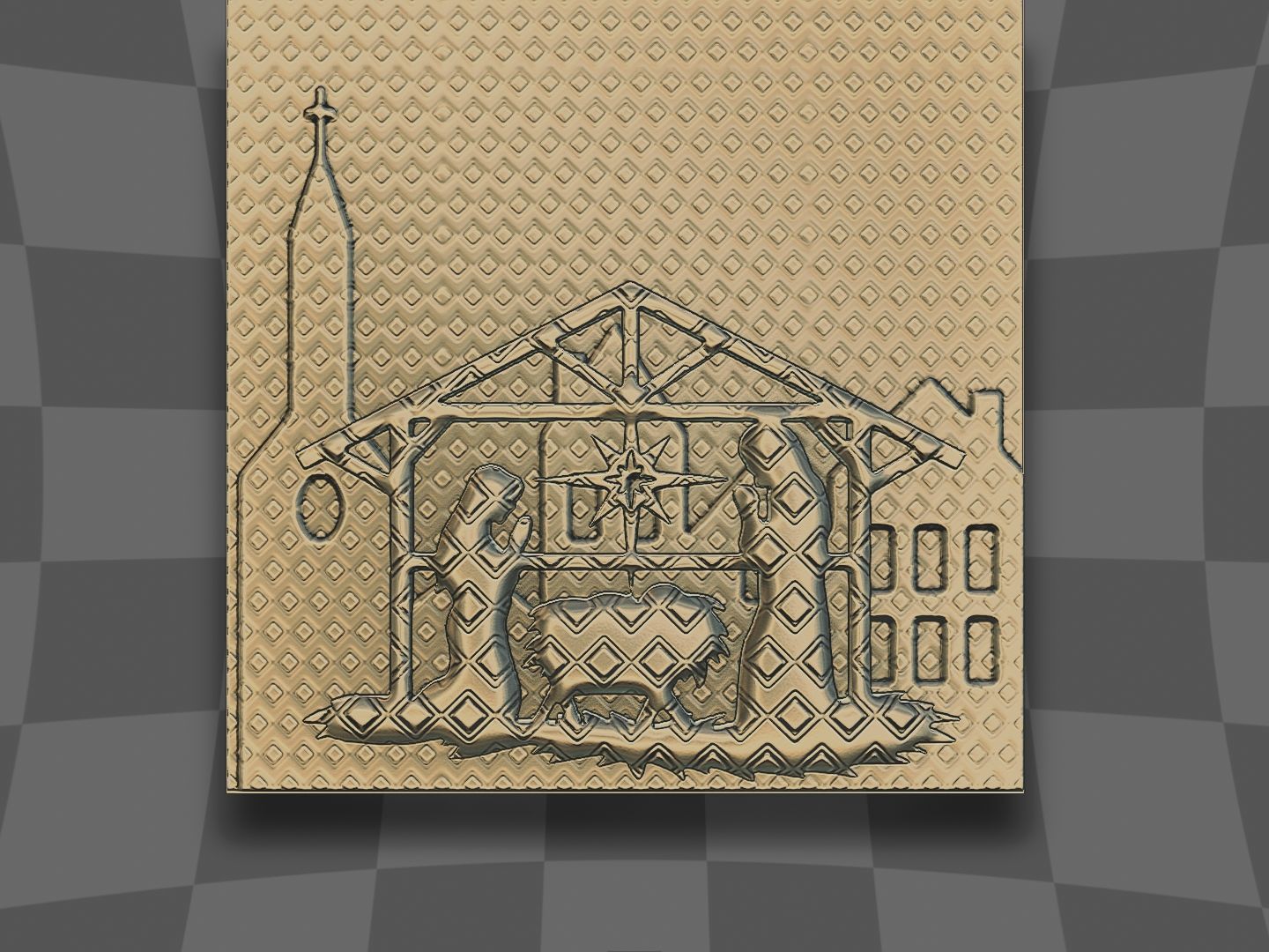 Jesus Christ deco 3D print model_2