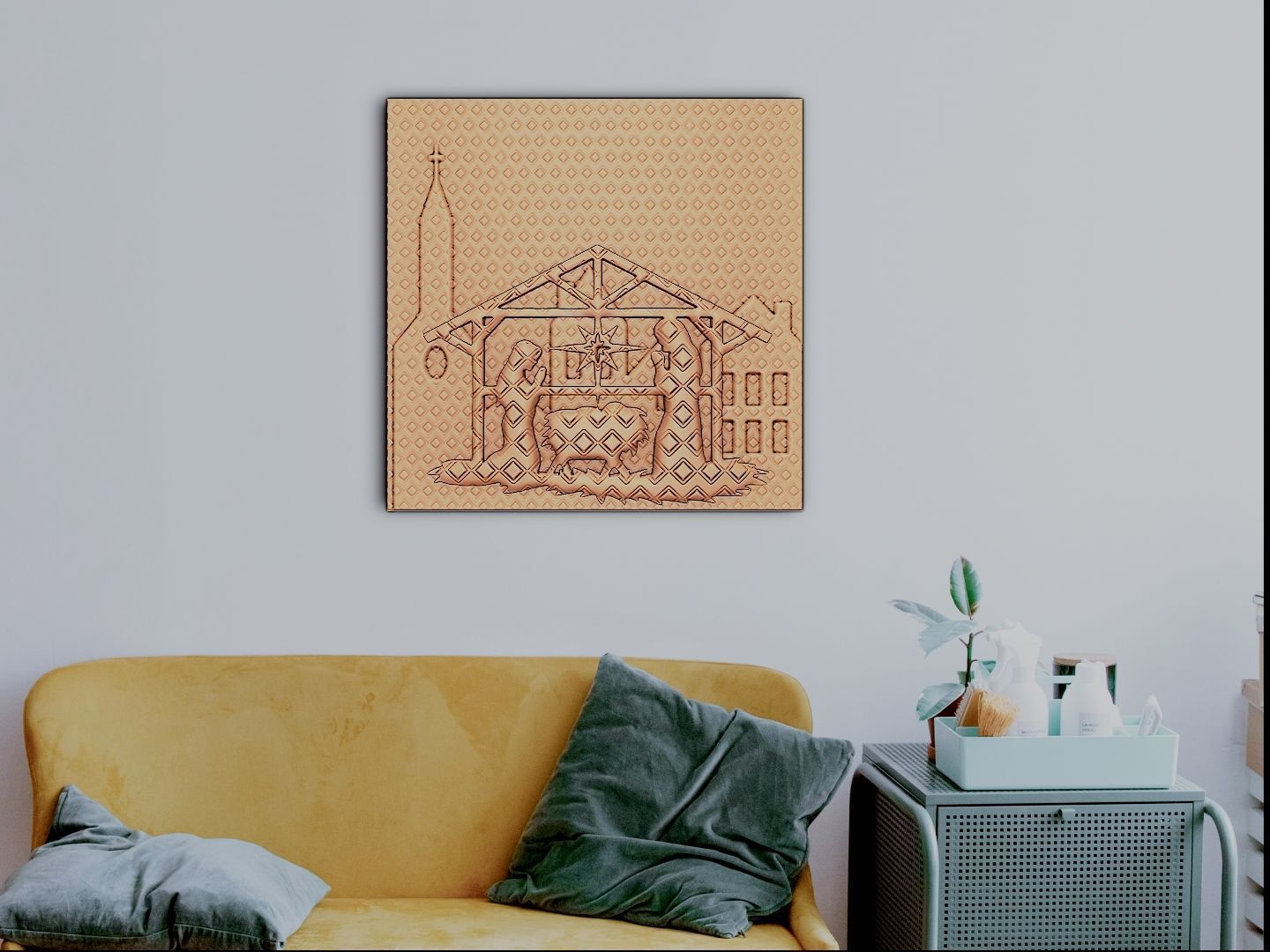 Jesus Christ deco 3D print model_3