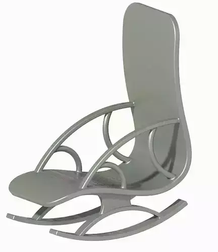 Premium Rocking Chair 3D print model