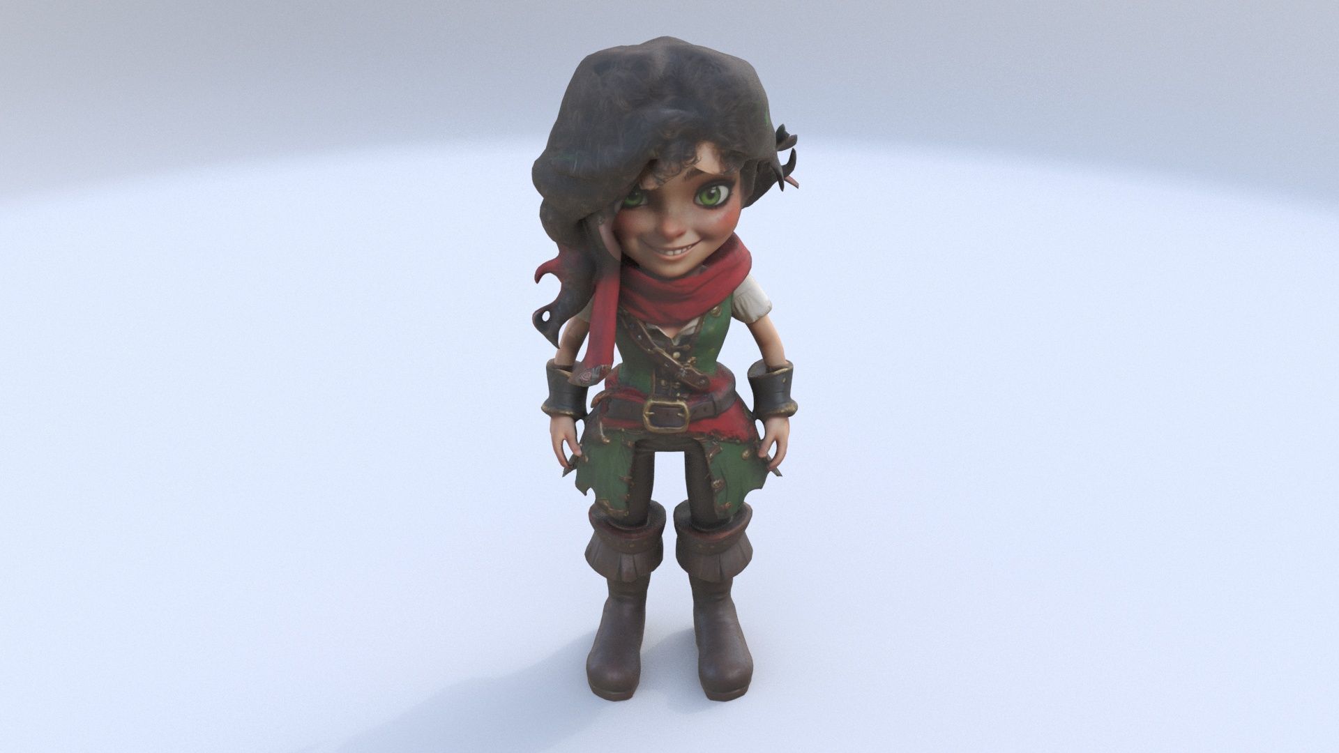 Blackheart Pirate Belle 3D model_1