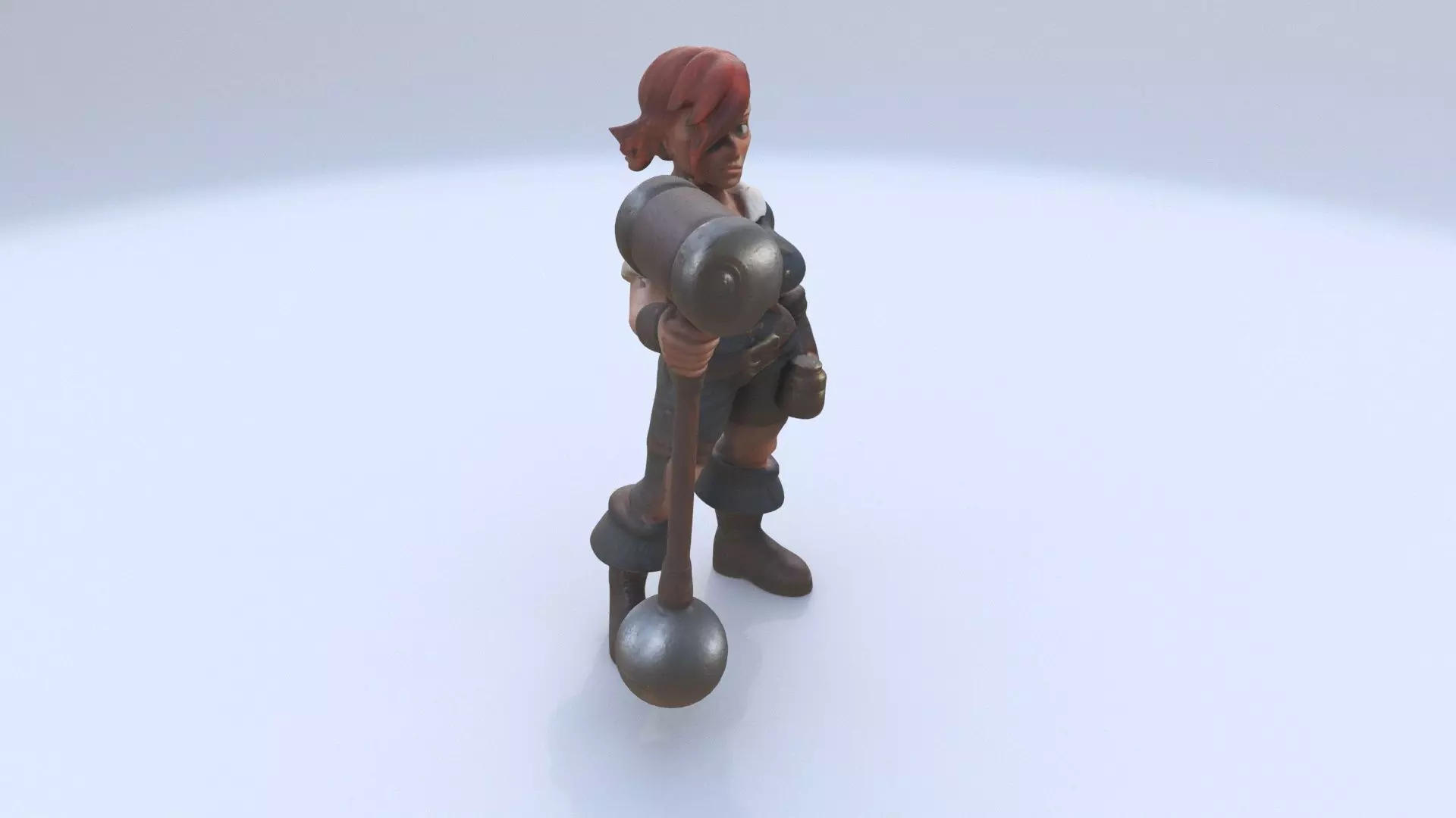 Cannonball Pirate Lucy 3D model