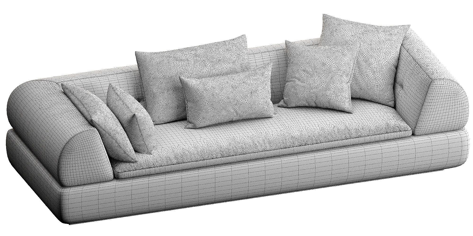 Supermoon SofaSet 3D model_13