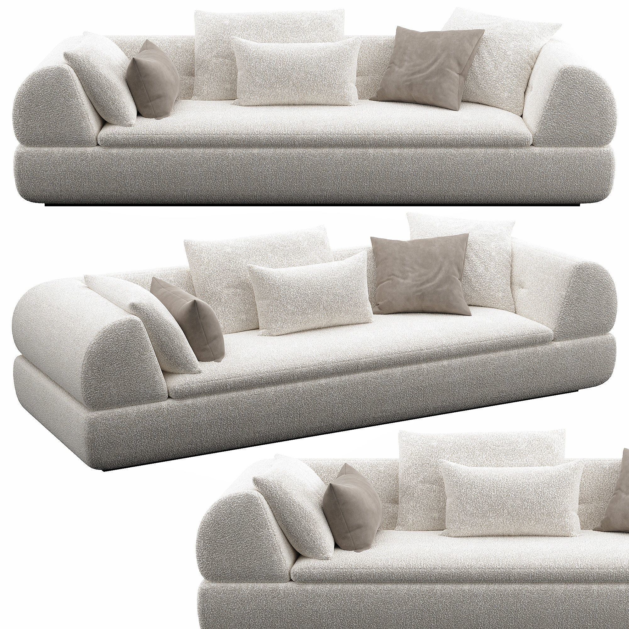 Supermoon SofaSet 3D model_7