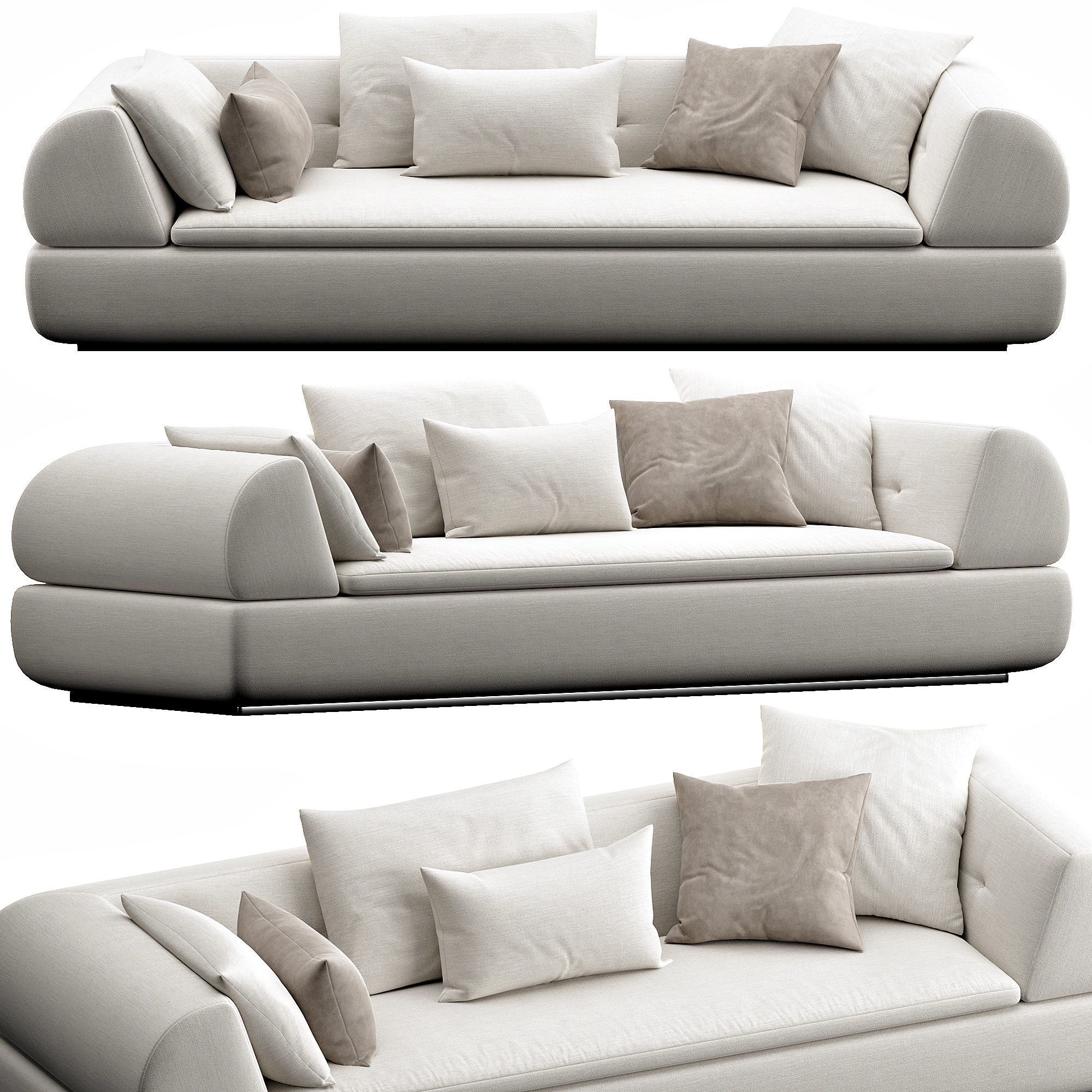 Supermoon SofaSet 3D model_1