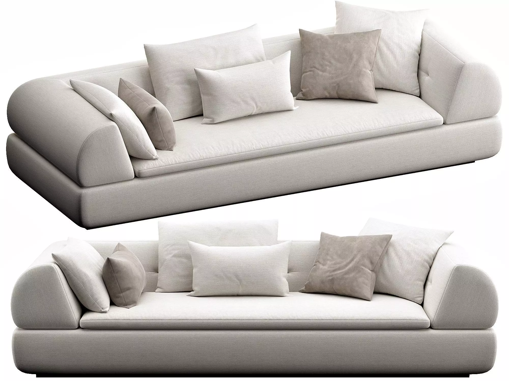 Supermoon SofaSet 3D model_0