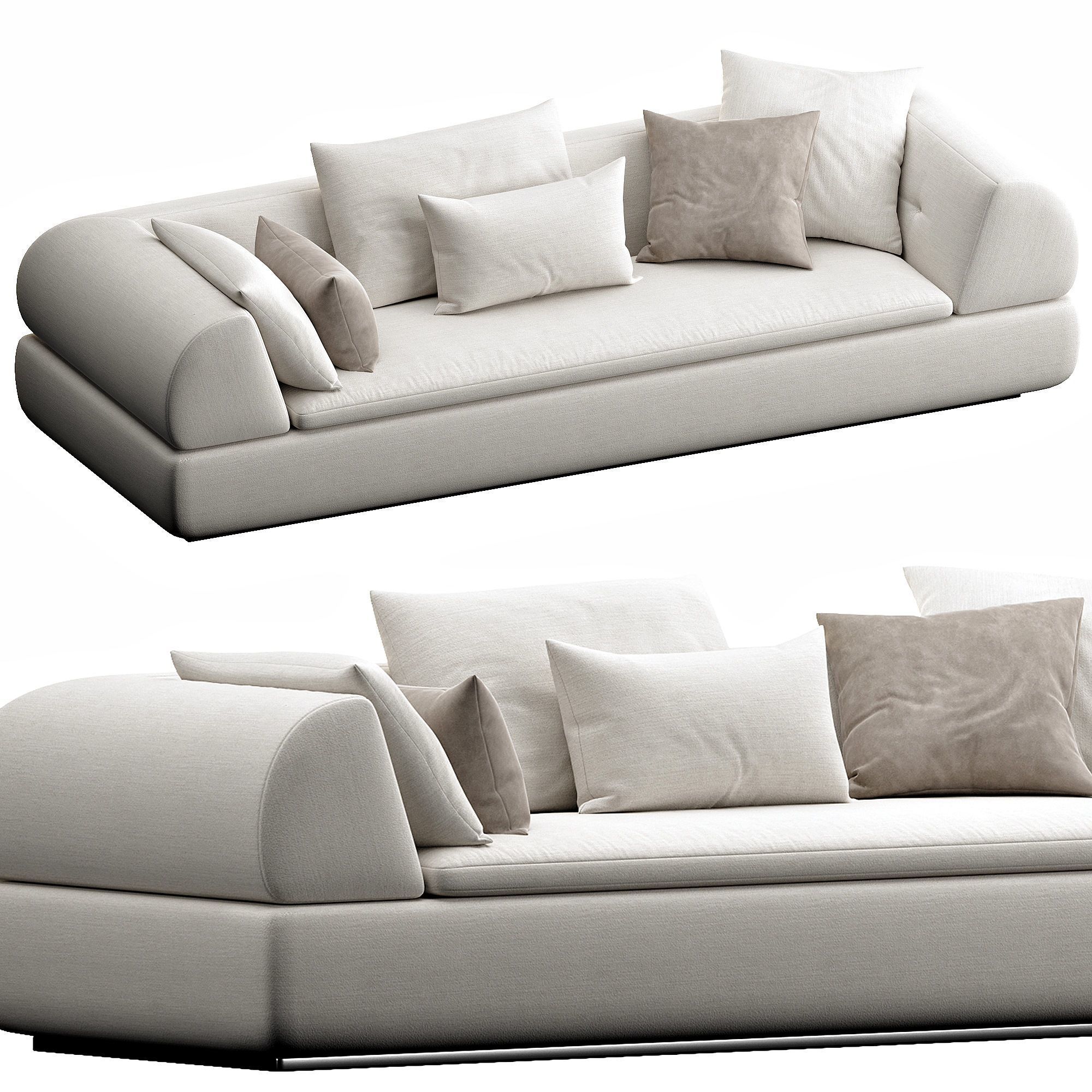 Supermoon SofaSet 3D model_3