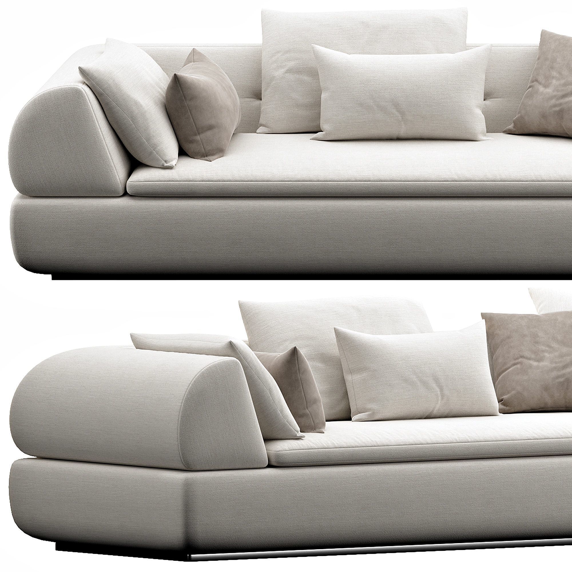 Supermoon SofaSet 3D model_4
