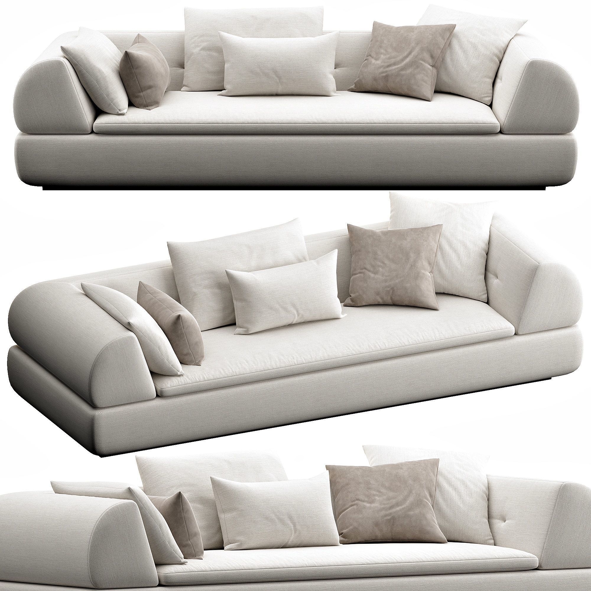 Supermoon SofaSet 3D model_5