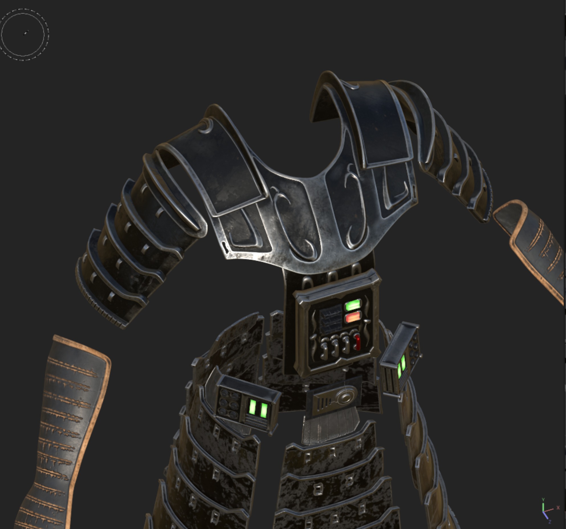 Samurai  Darth Vader helmet Armor  Star Wars 3d Print model 3D print model_32