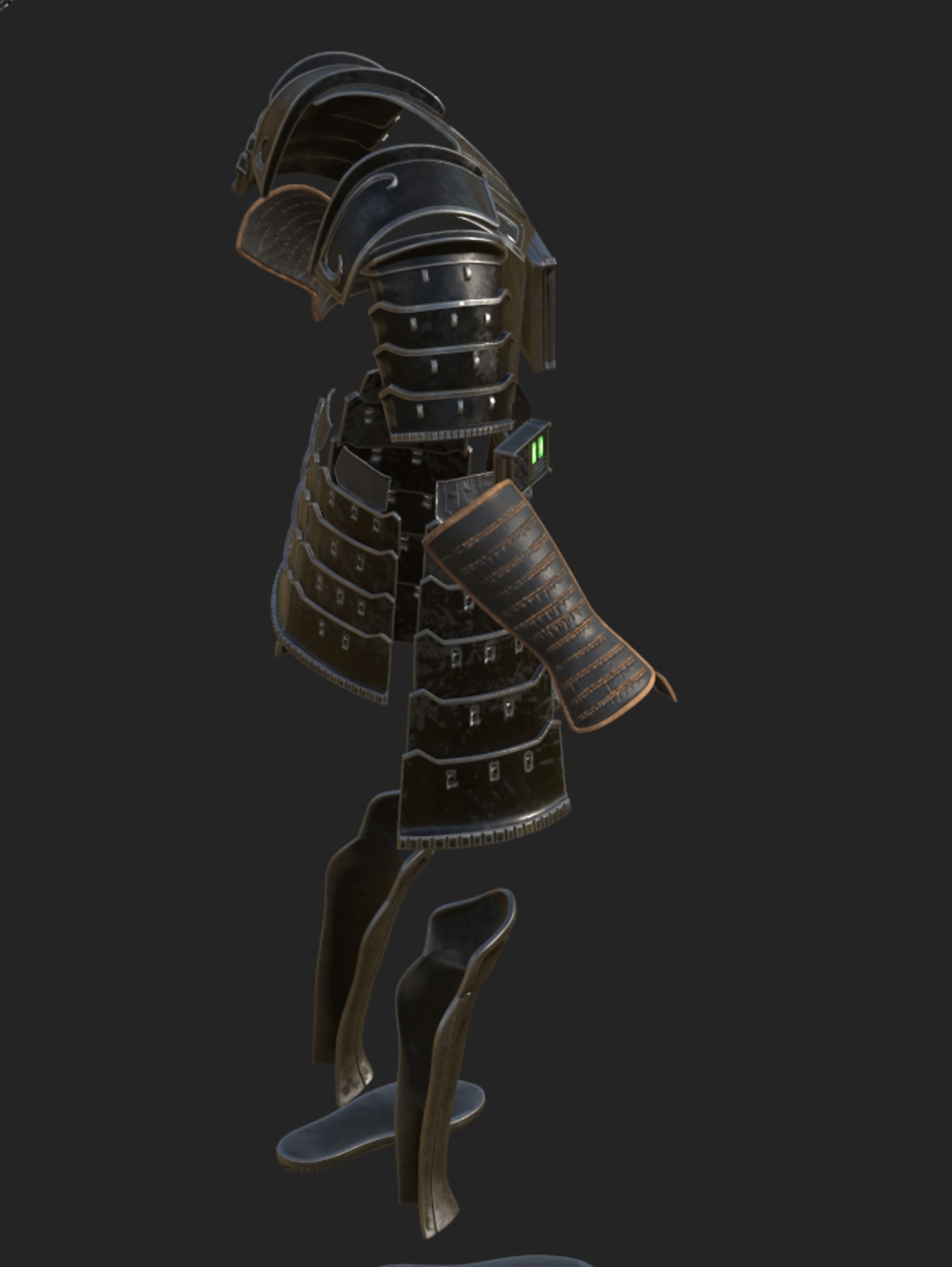 Samurai  Darth Vader helmet Armor  Star Wars 3d Print model 3D print model_26