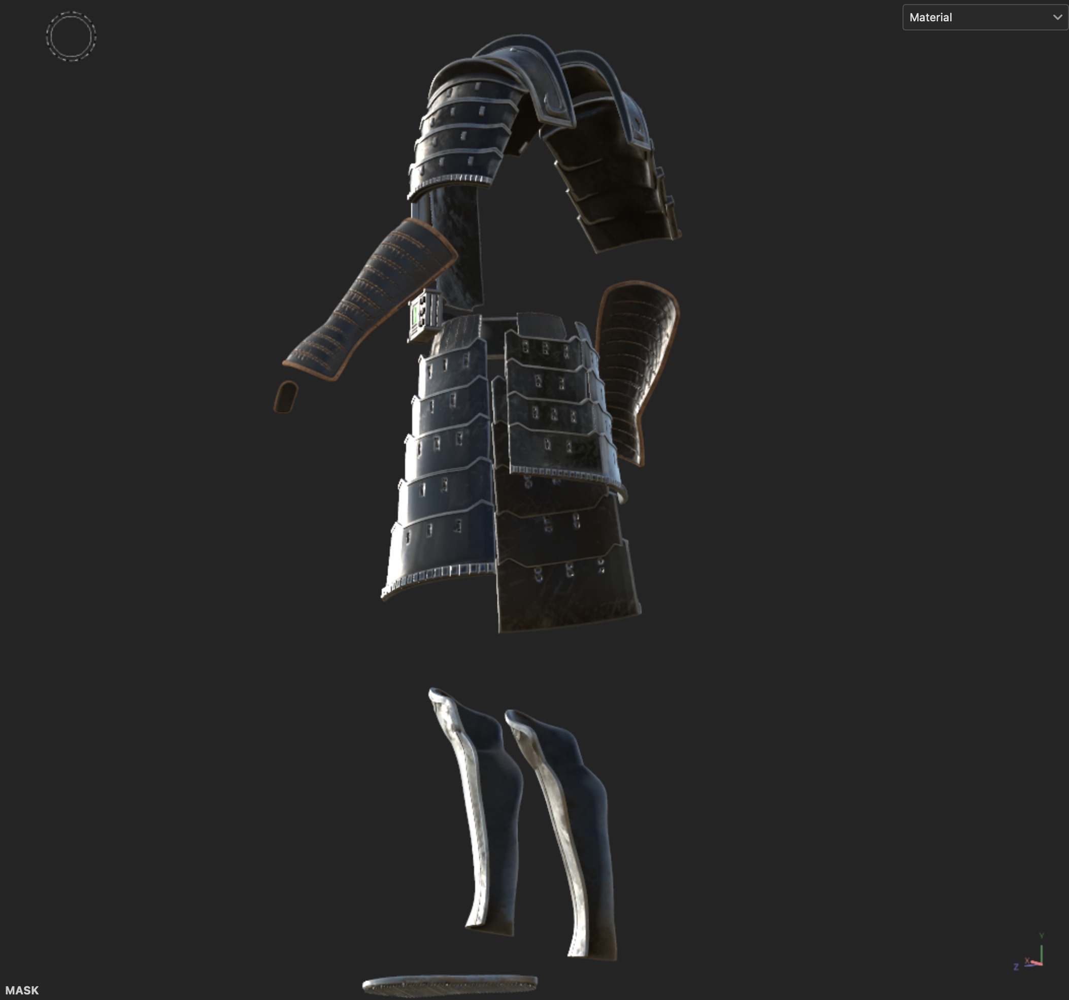 Samurai  Darth Vader helmet Armor  Star Wars 3d Print model 3D print model_23