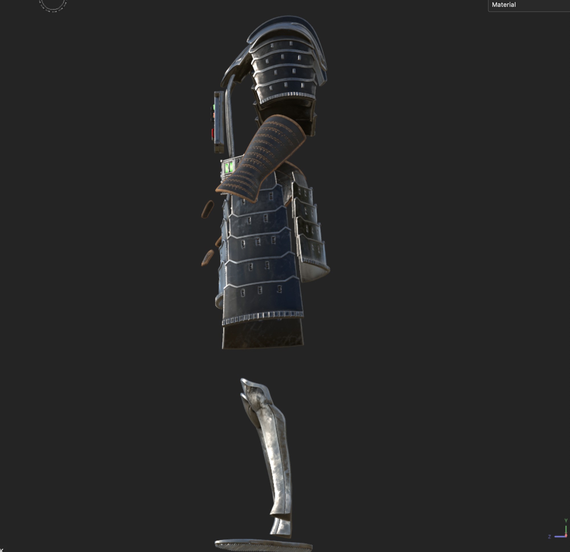 Samurai  Darth Vader helmet Armor  Star Wars 3d Print model 3D print model_22