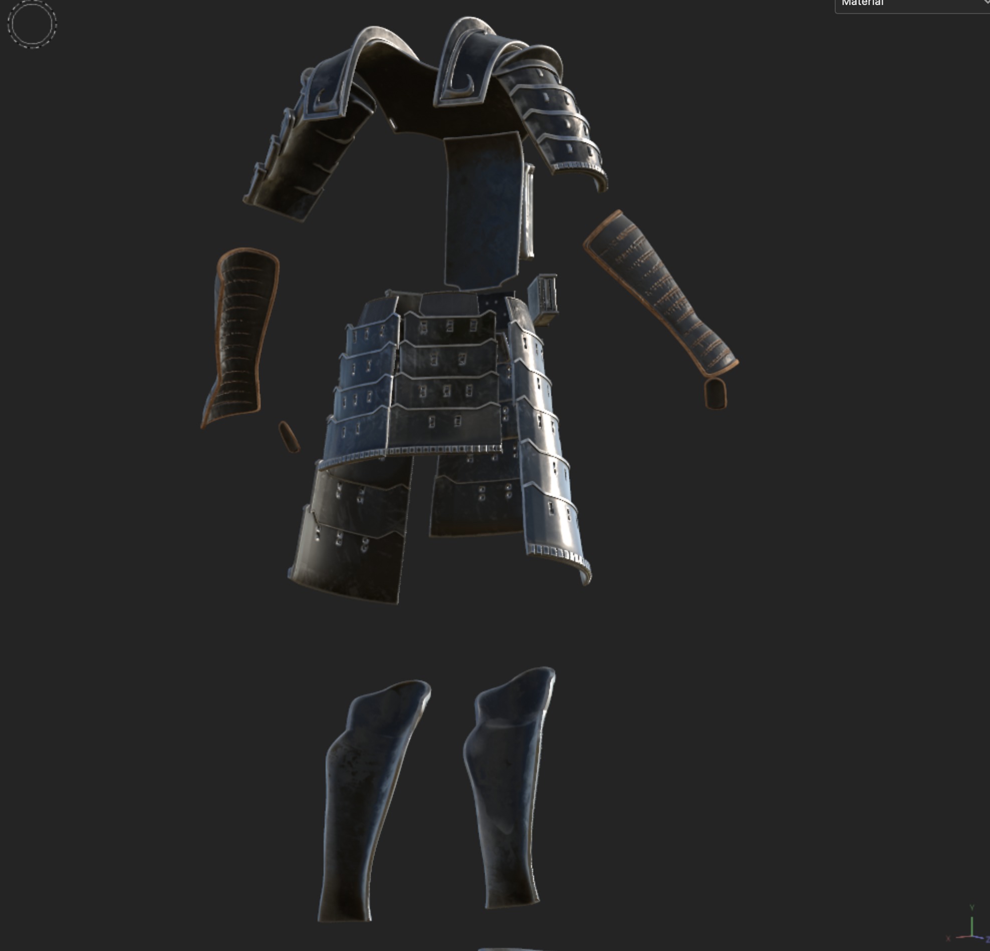 Samurai  Darth Vader helmet Armor  Star Wars 3d Print model 3D print model_25