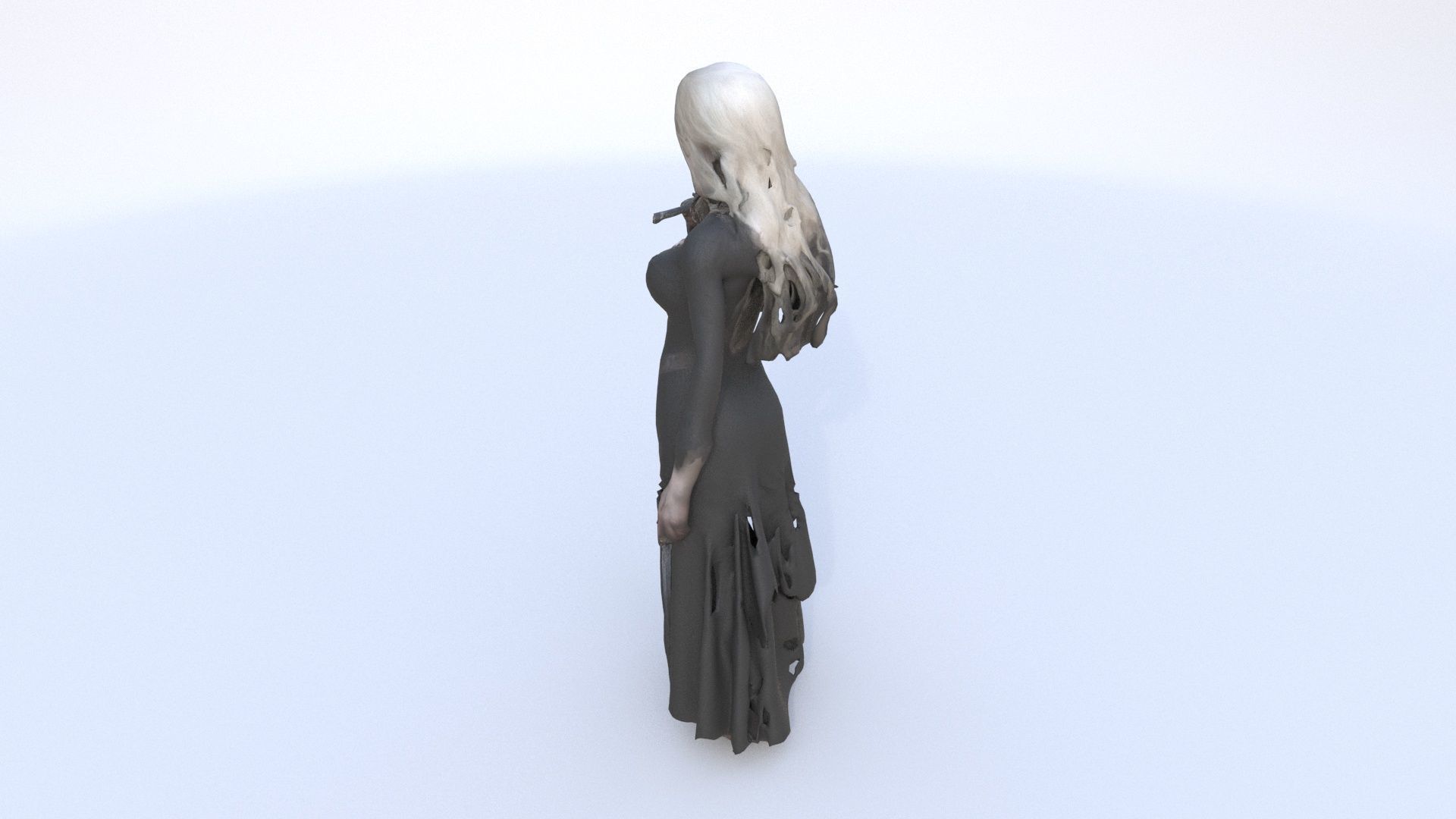 Cursed Pirate Beauty 3D model_3