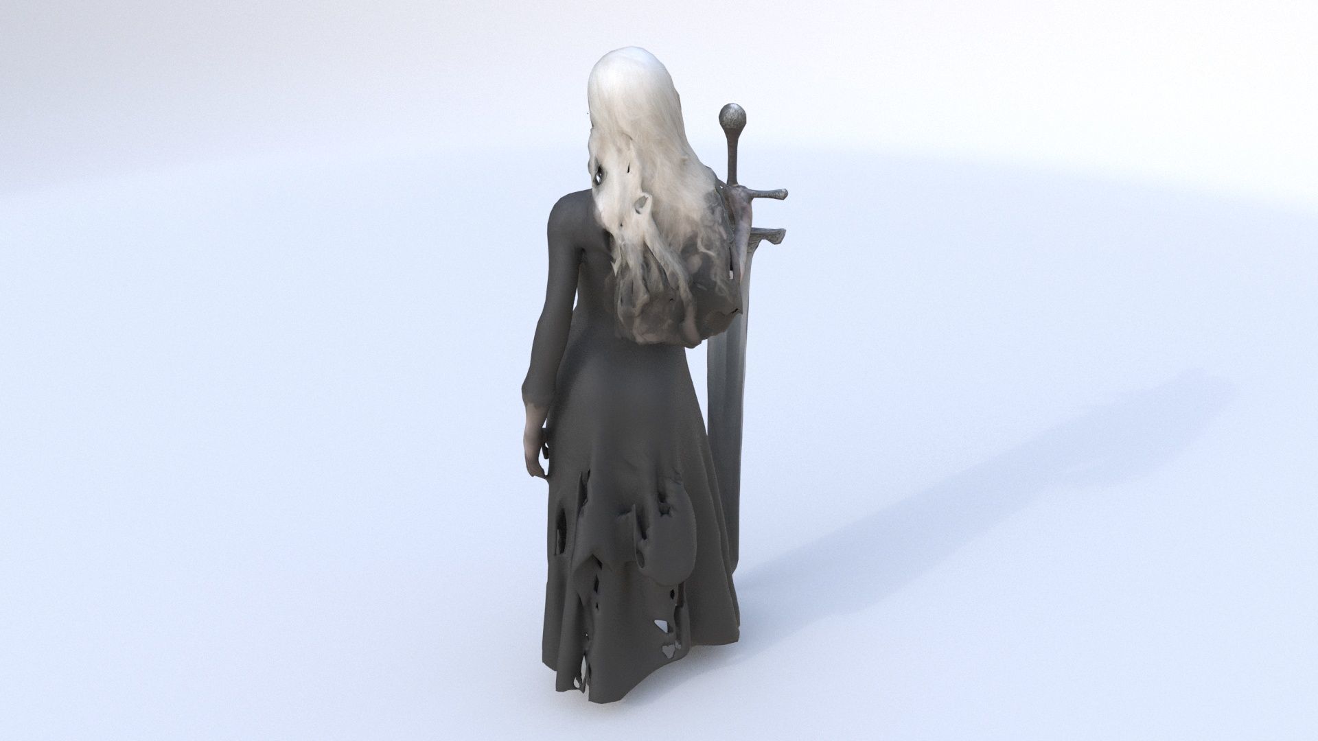 Cursed Pirate Beauty 3D model_4