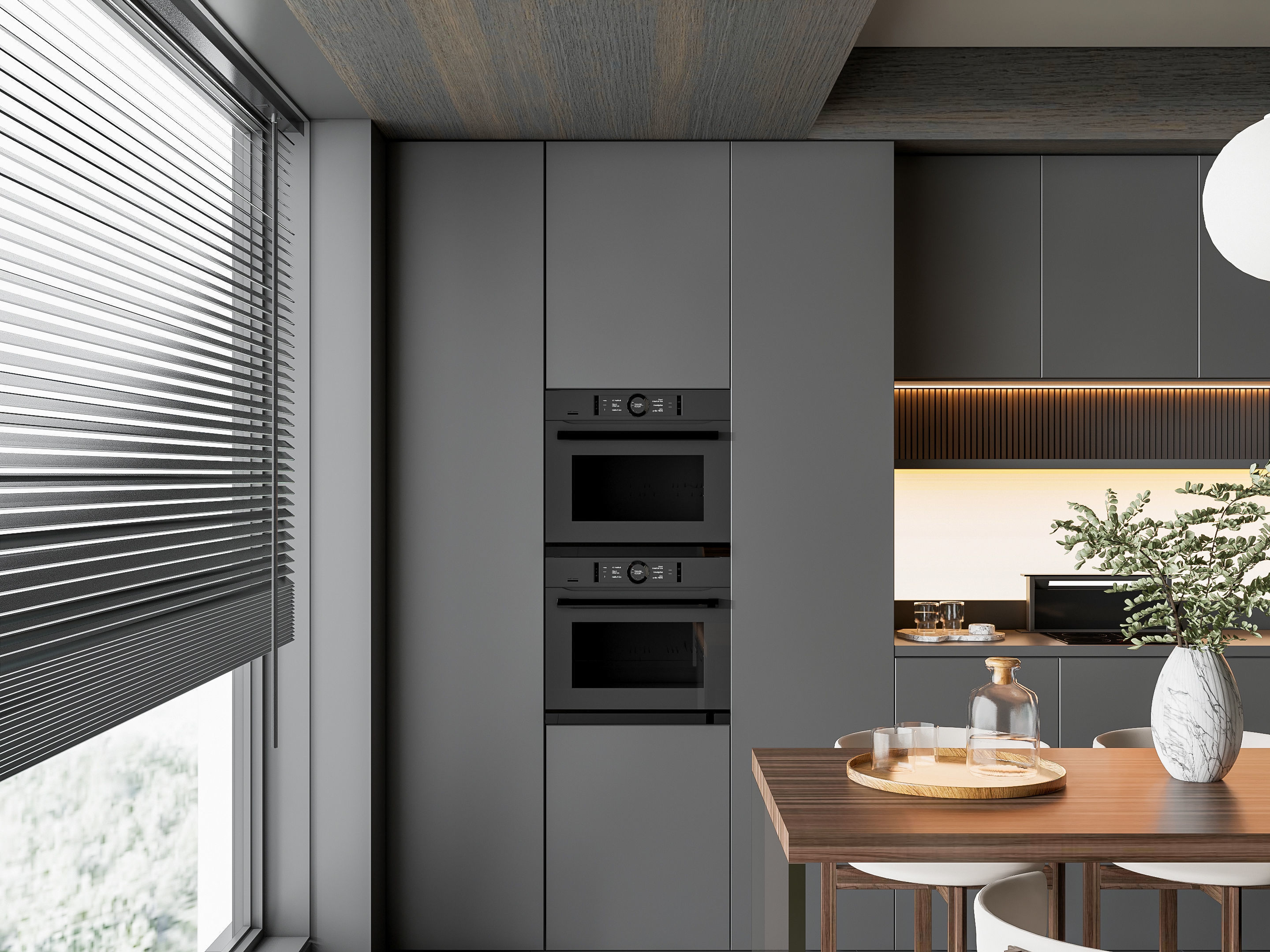 Kitchen Modern interior 84 3D model_9