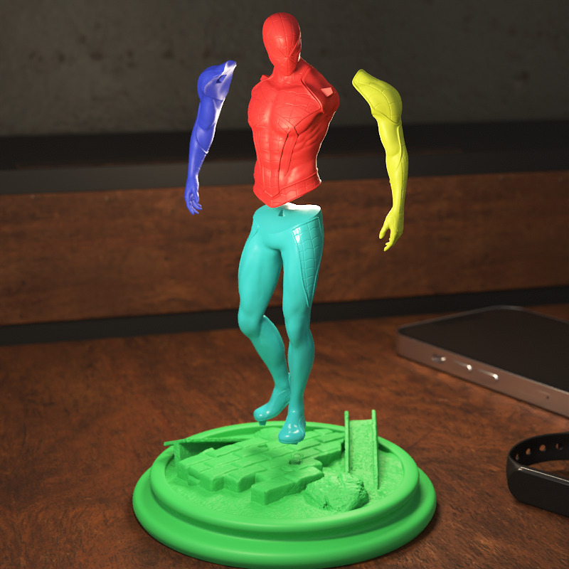 Spiderman 3D print model_5