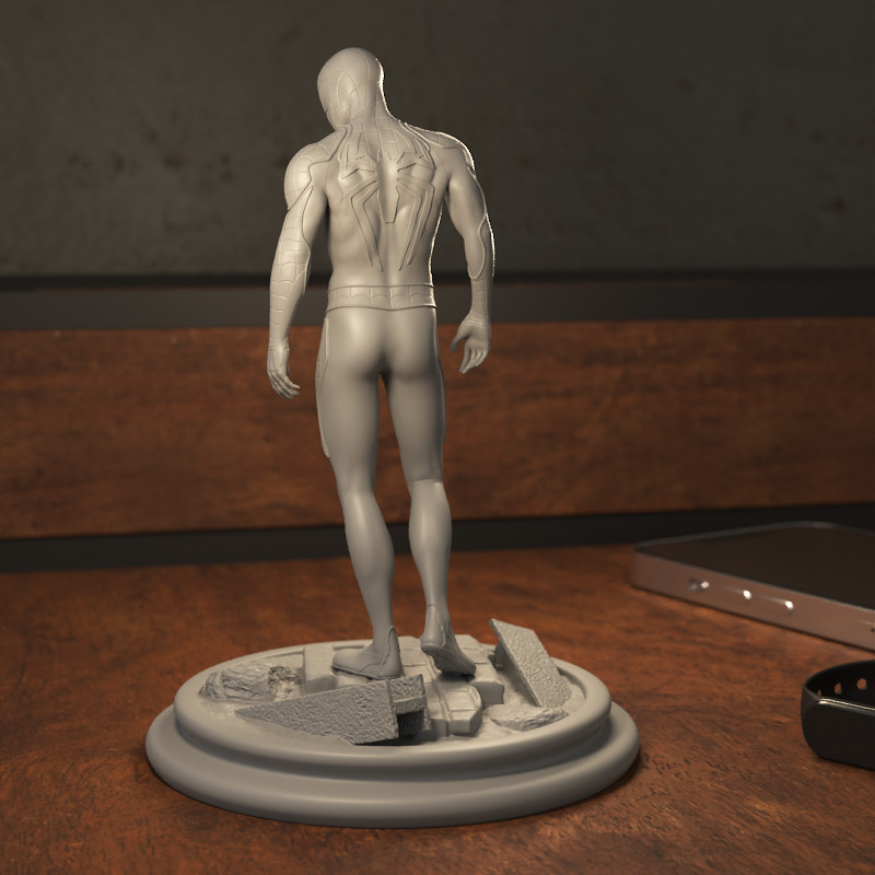 Spiderman 3D print model_3