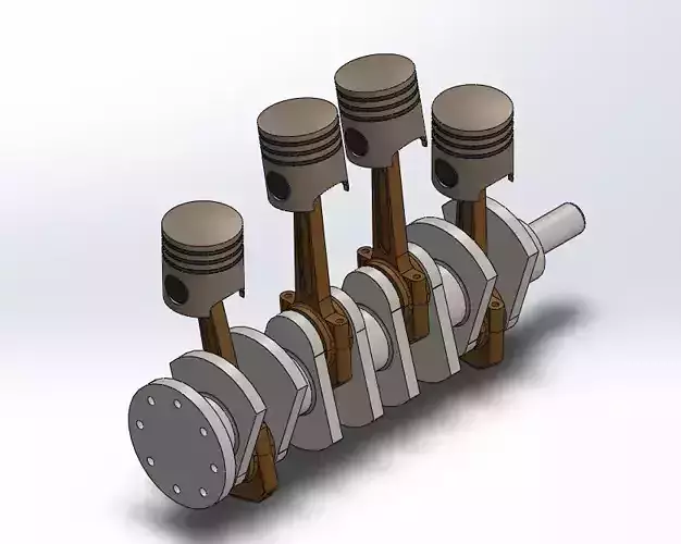 Four engine cylinder