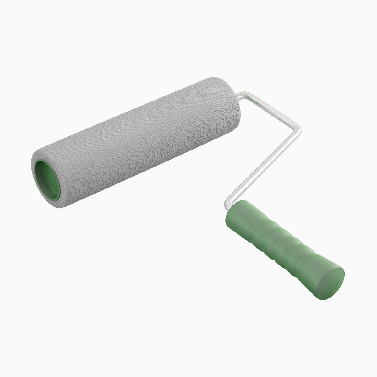 Paint Roller 01 Low-poly 3D model_5