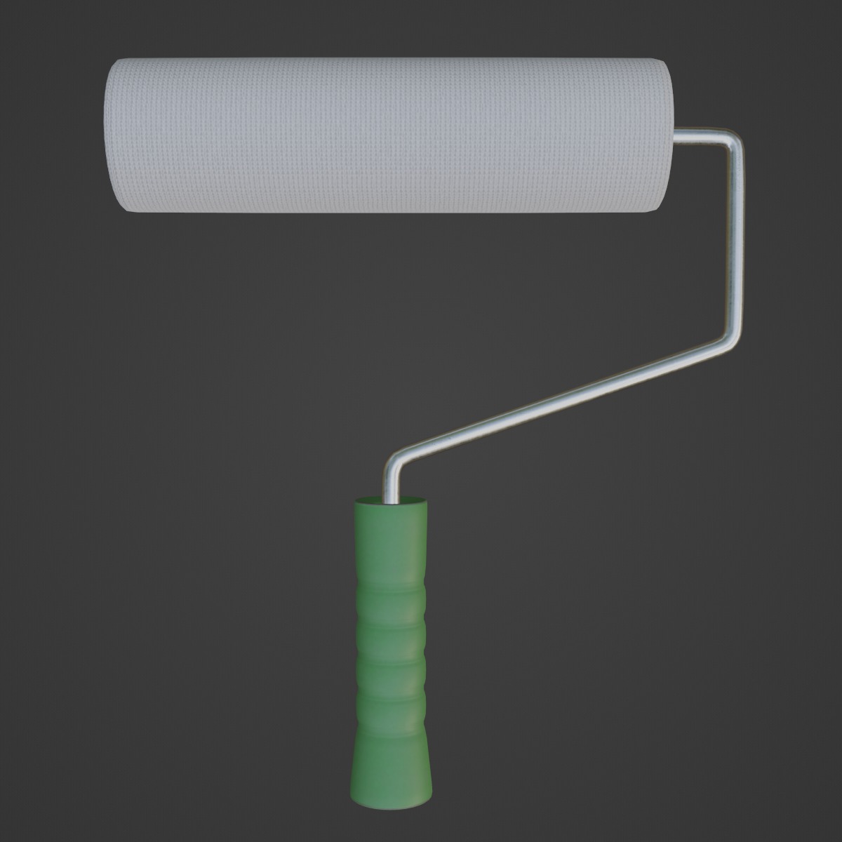 Paint Roller 01 Low-poly 3D model_6
