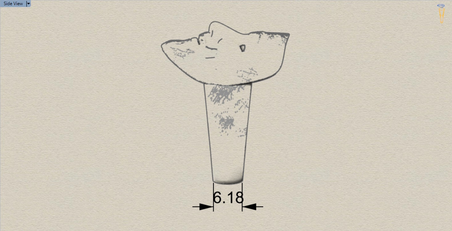 Cuff ring with face design model gr0027 3D print model_19