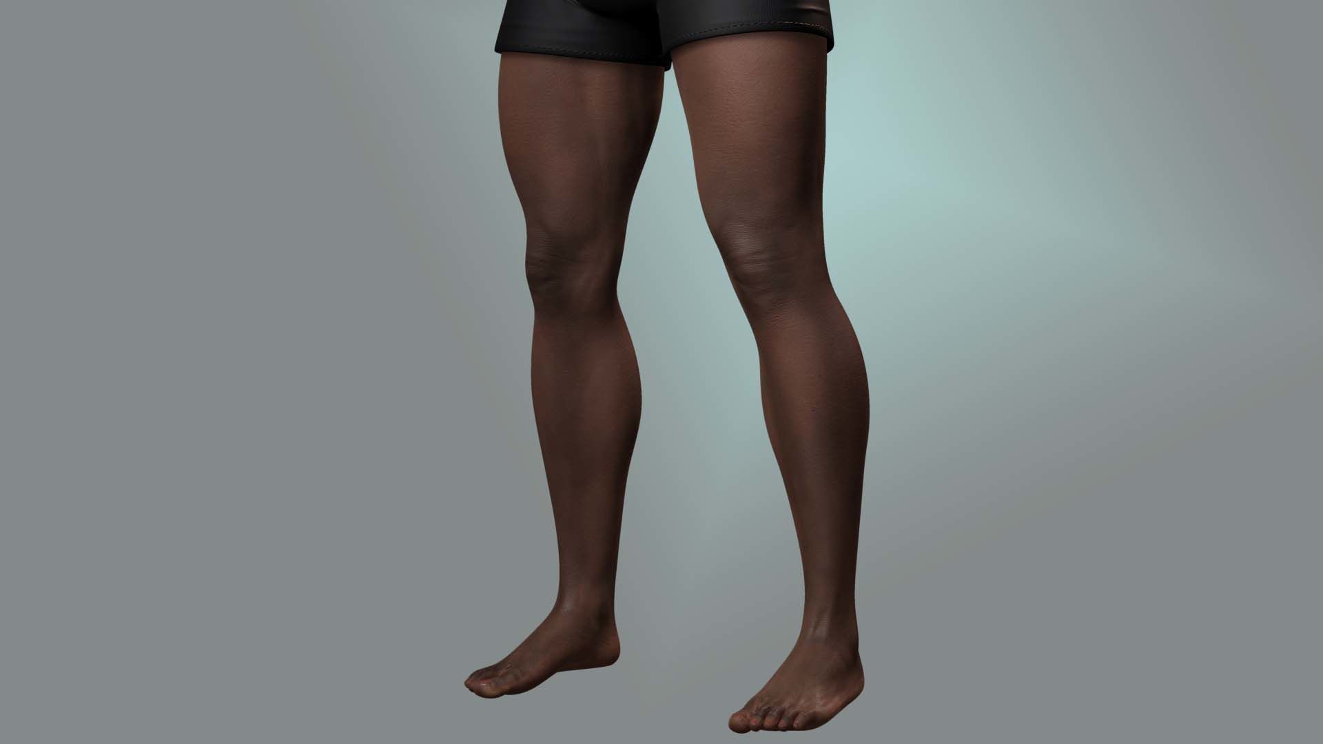 Realistic Construction Worker in Safety Gear Low-poly 3D model_8