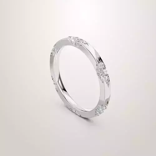 Michael b wedding rings 3D print model