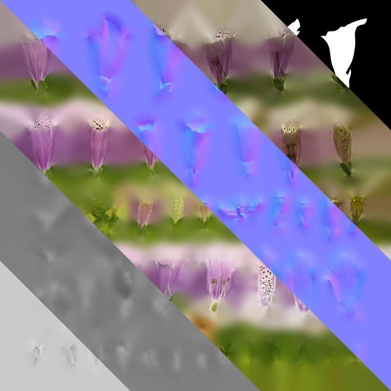 Anydrafts Digitalis purpurea Flower 02 Texture_8