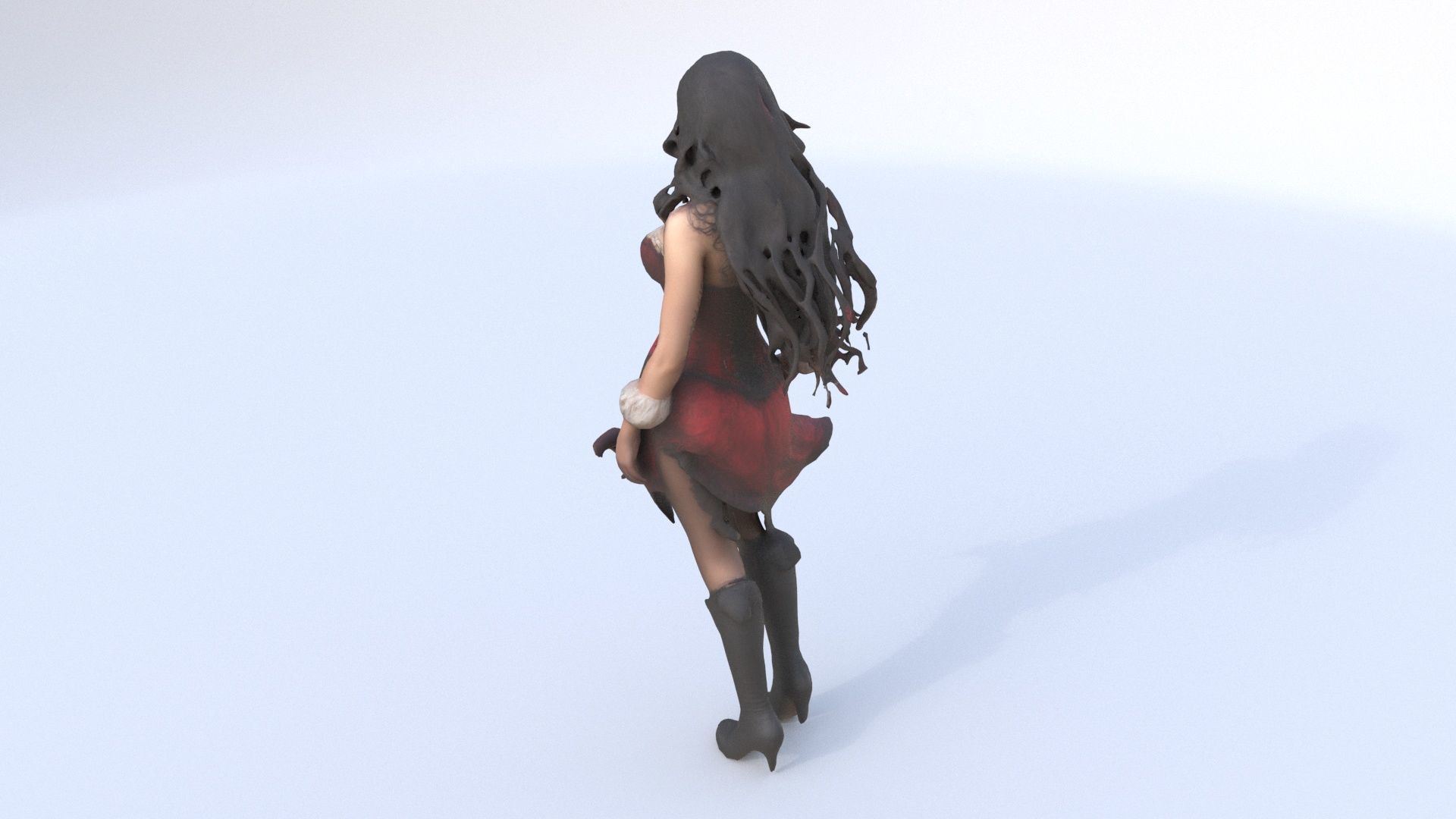 Scarlet Pirate Temptress 3D model_4