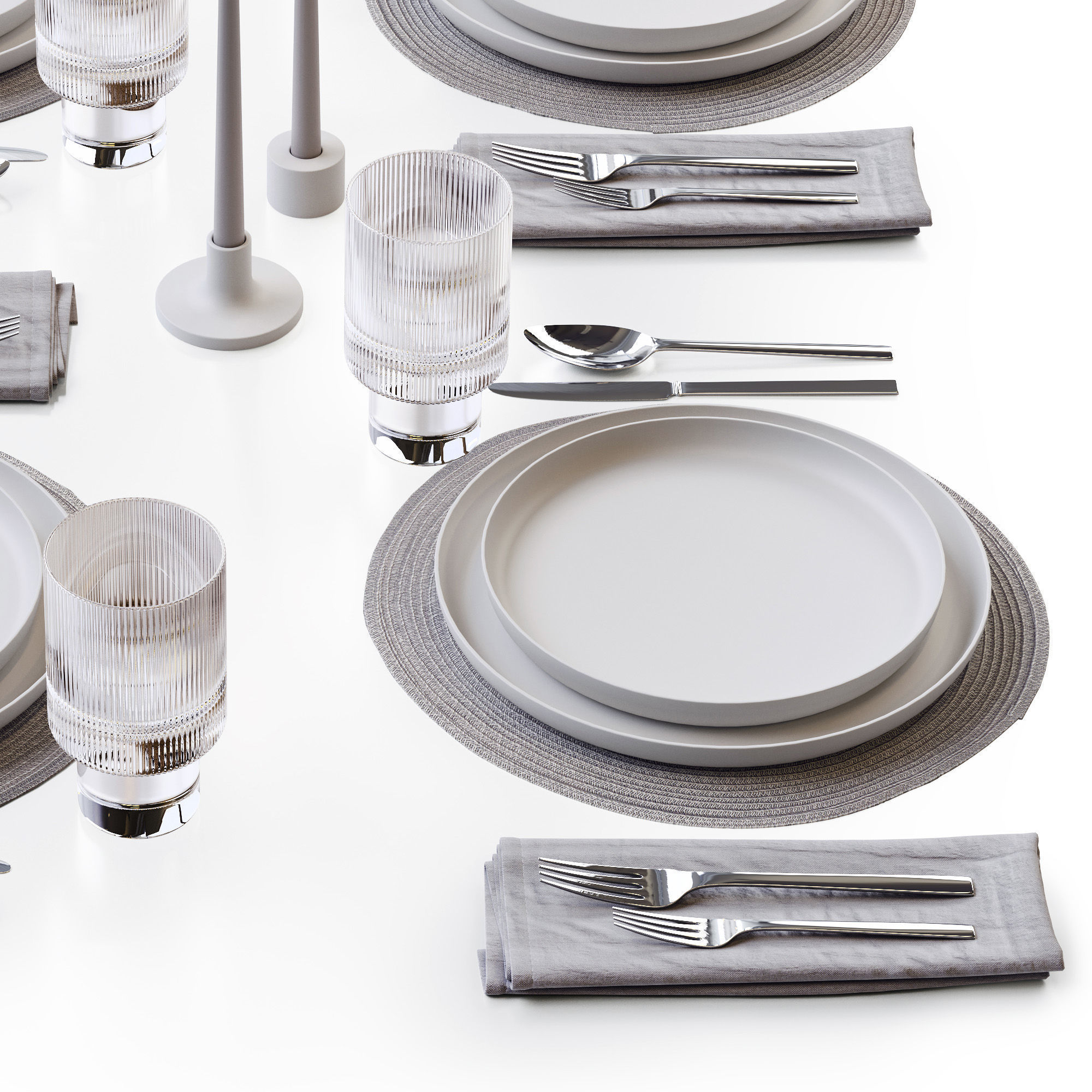 Table setting 45 3D model_3