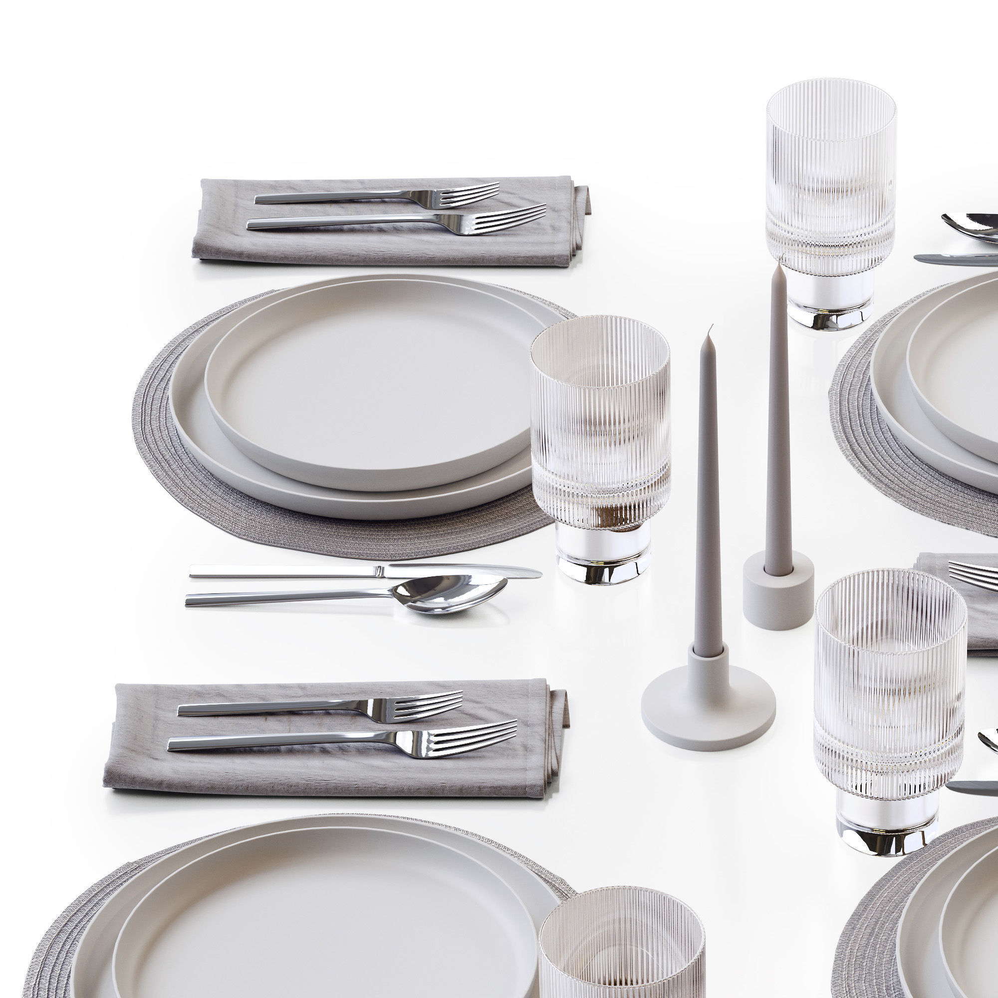 Table setting 45 3D model_1