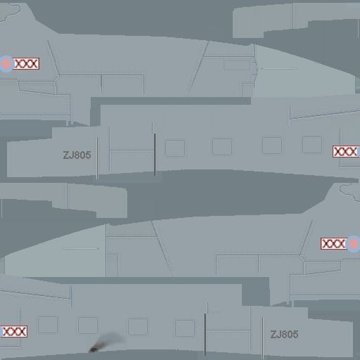 Fighter Jet 3D Model Low-poly 3D model_8