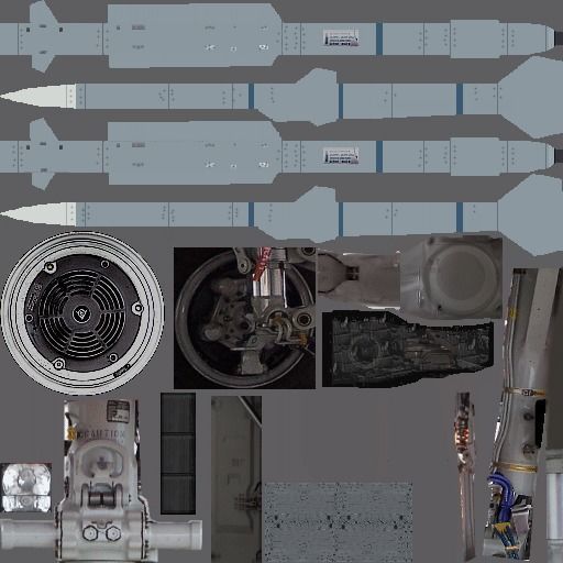 Fighter Jet 3D Model Low-poly 3D model_9