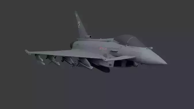  Fighter Jet 3D Model