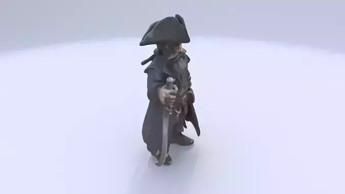 Scarred Pirate Buccaneer