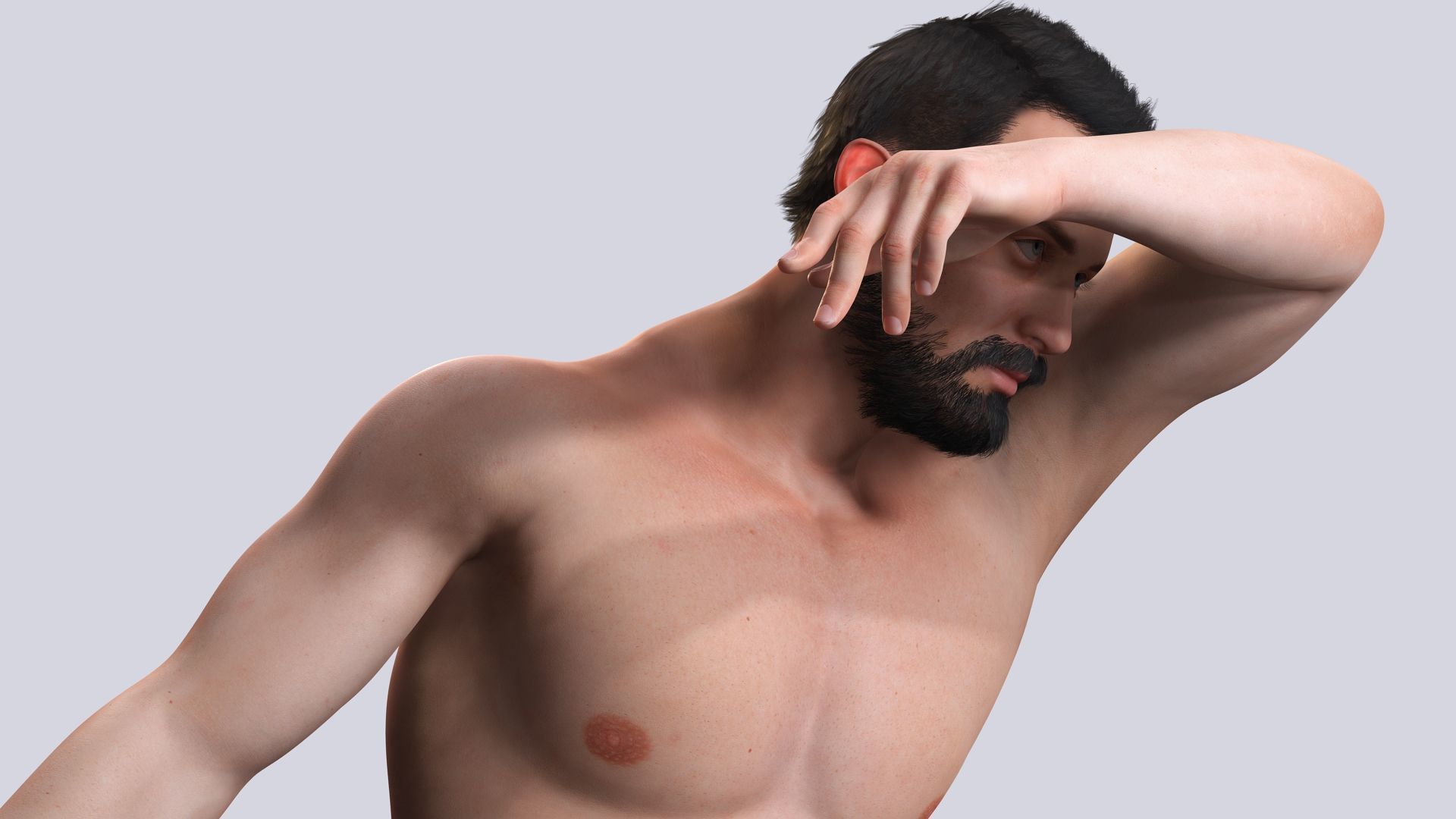 Realistic 3D Police Officer Model Low-poly 3D model_8