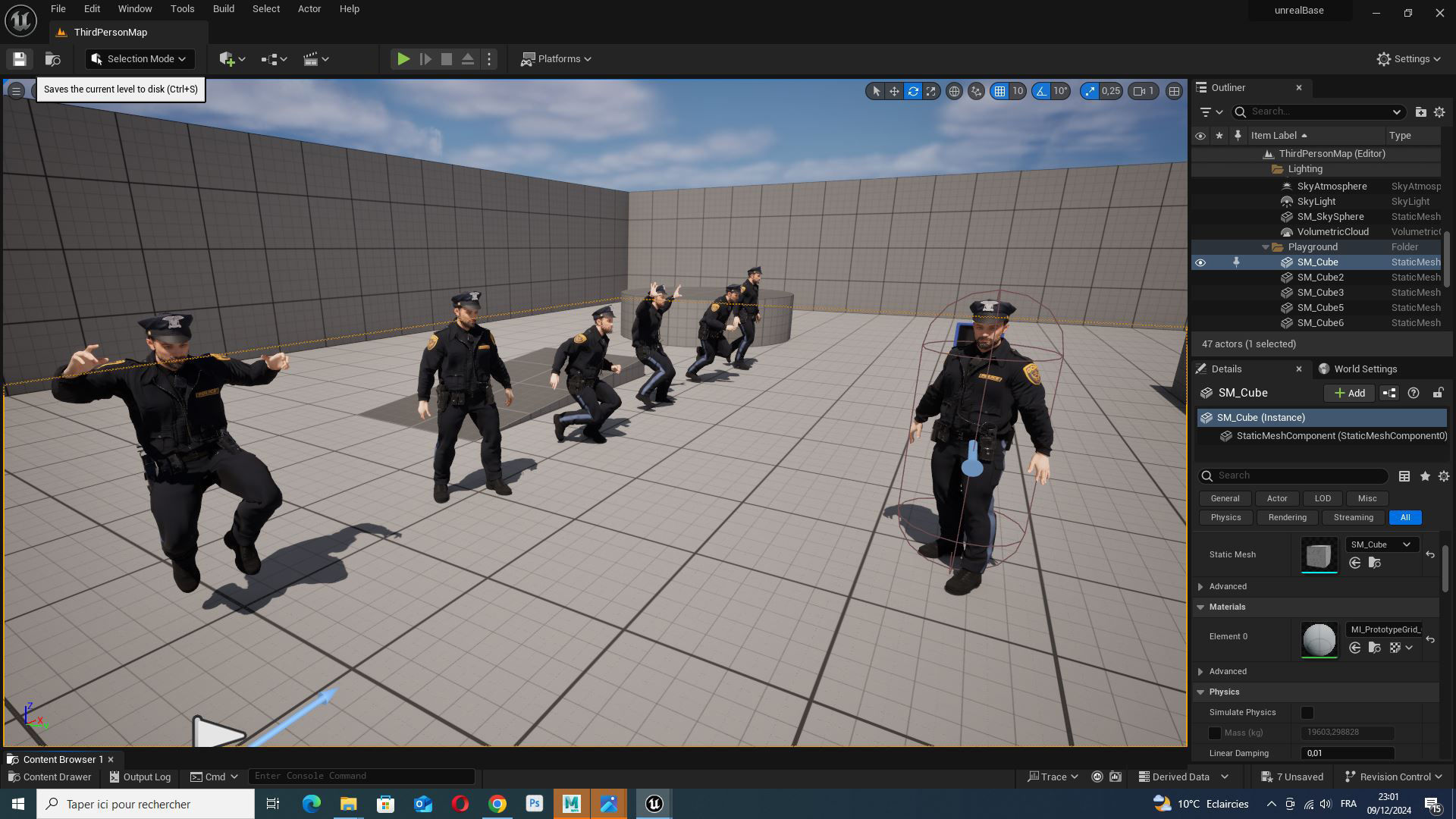 Realistic 3D Police Officer Model Low-poly 3D model_19