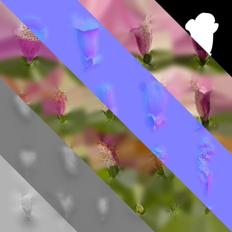 Anydrafts Digitalis purpurea Flower 12 Texture_8