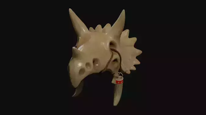 skeletal Bone helmet