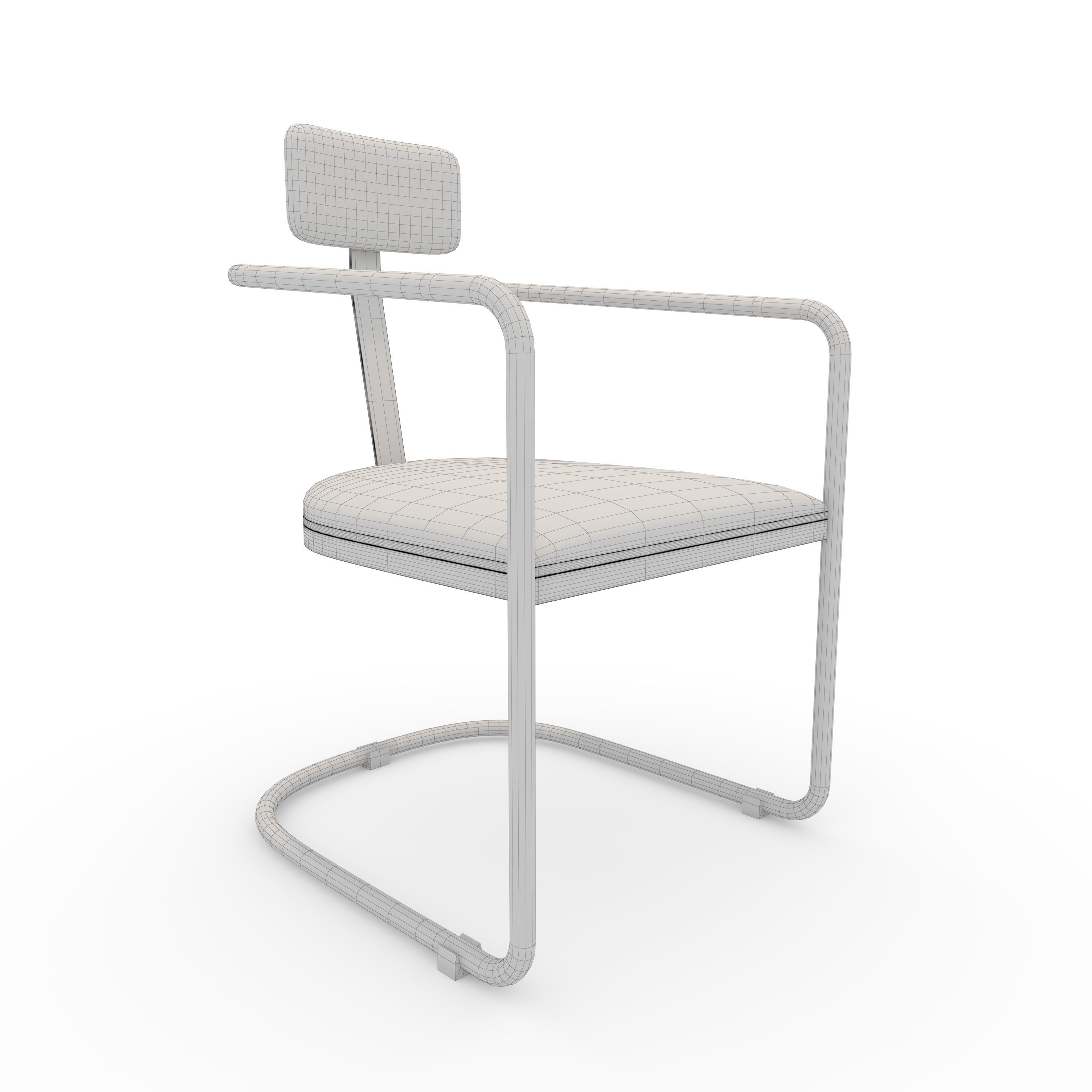 Armchair 45 3D model_9