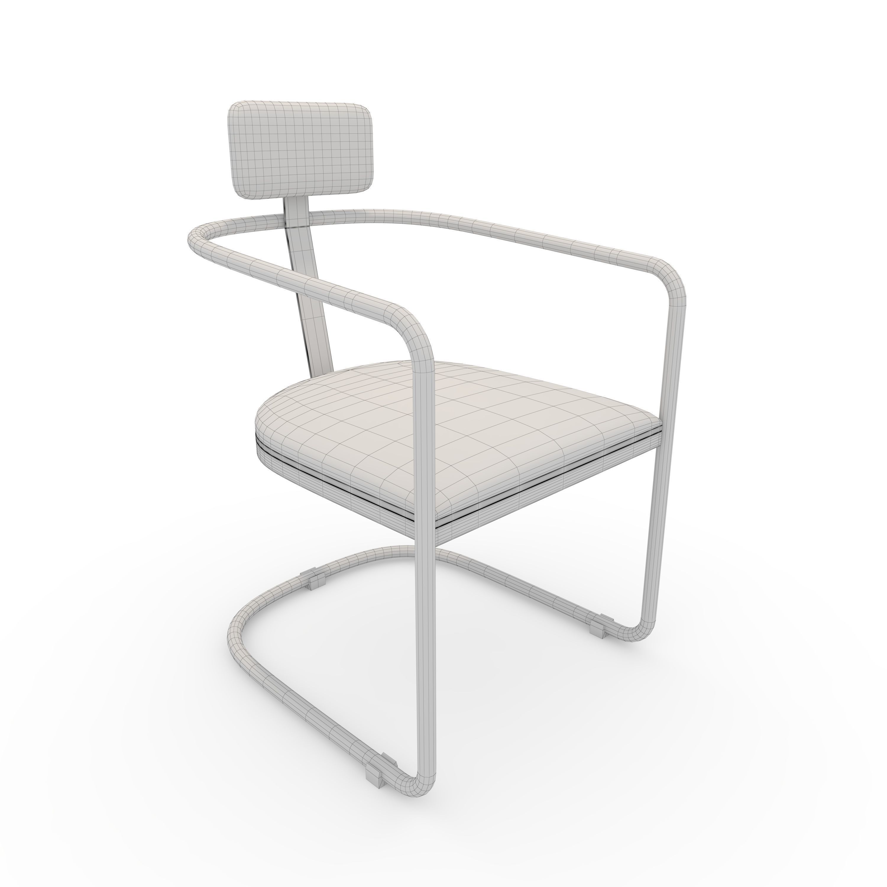 Armchair 45 3D model_1