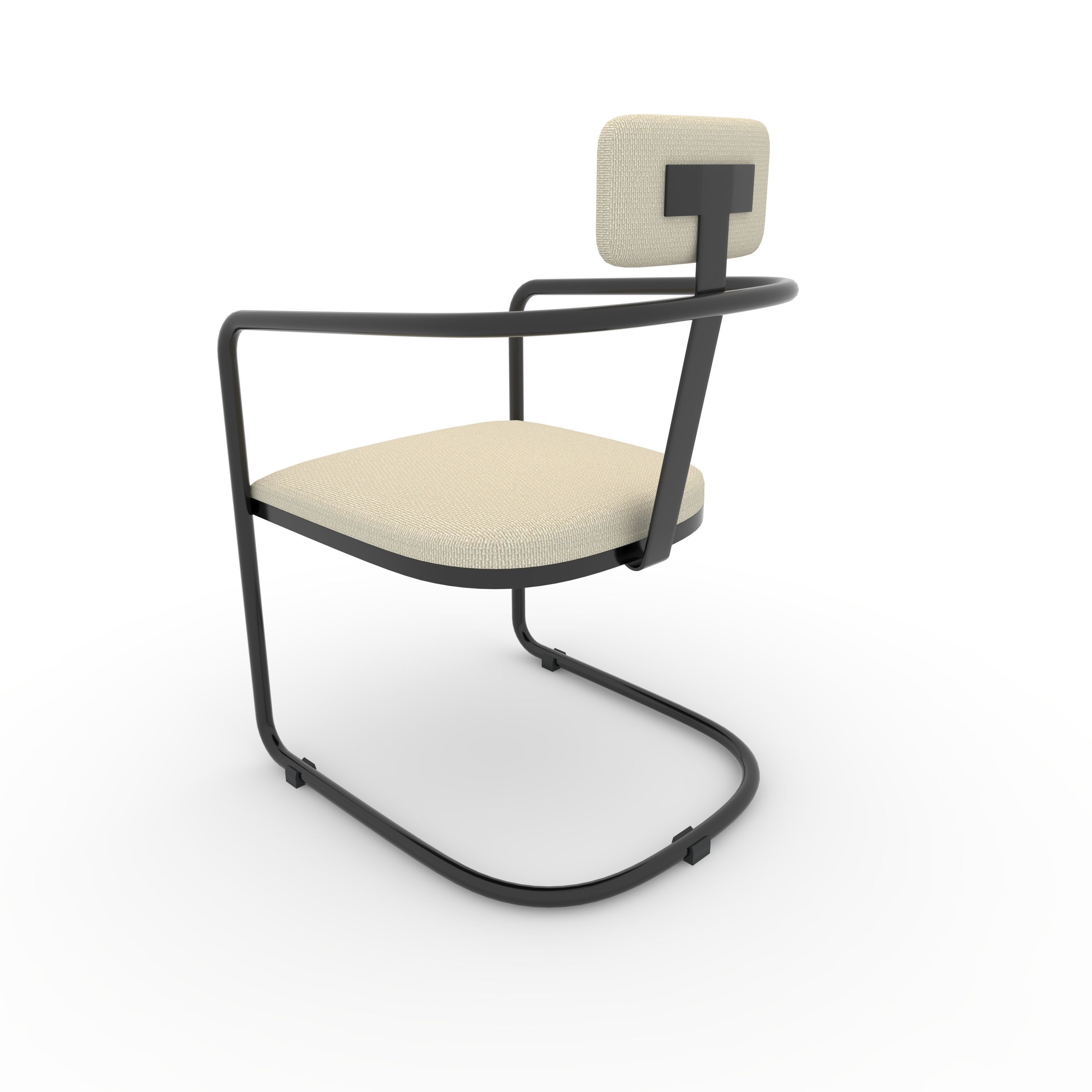 Armchair 45 3D model_6