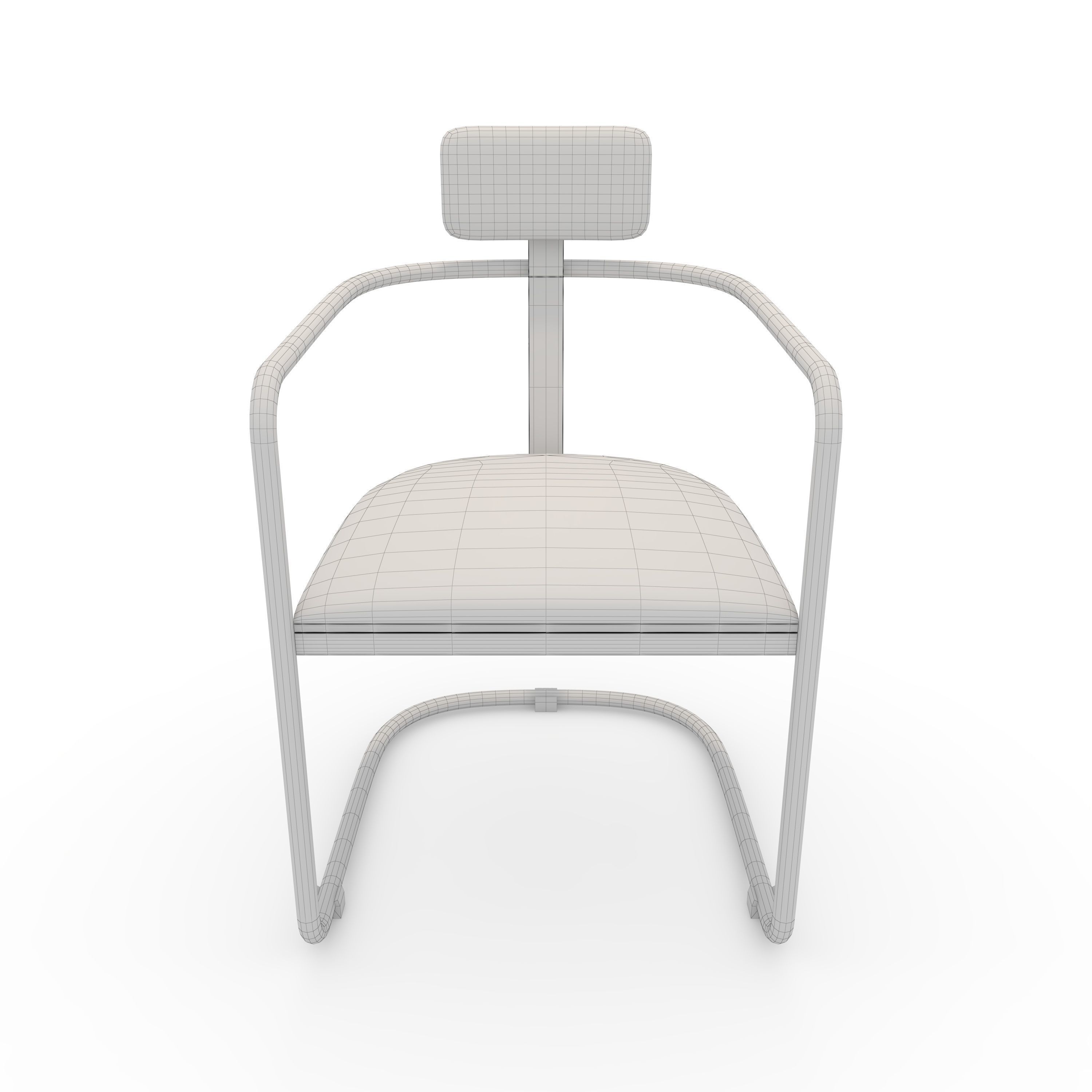 Armchair 45 3D model_3